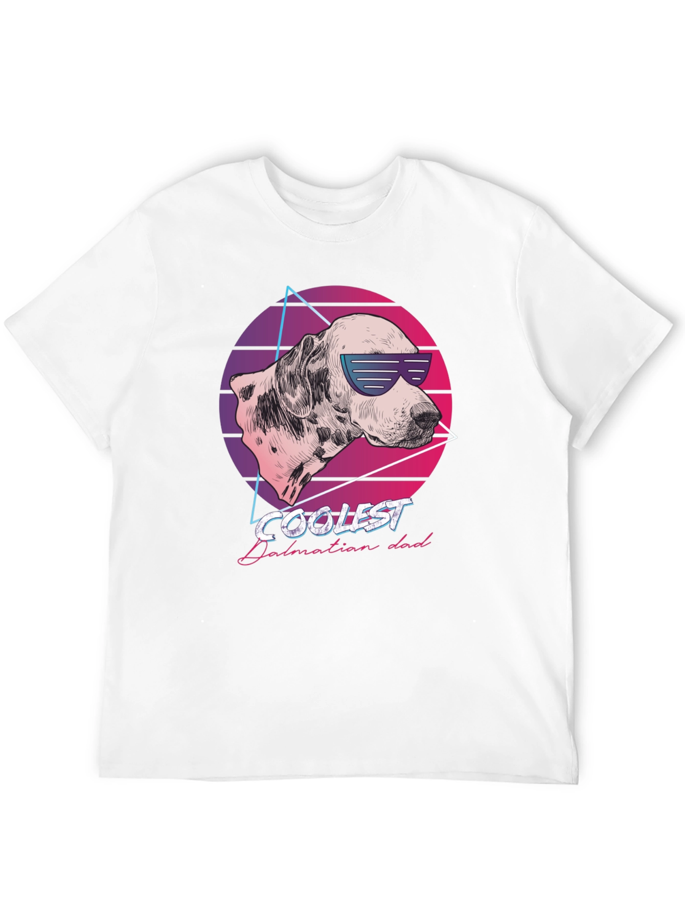 Coolest Dalmatian Dad T-Shirt Retro Style