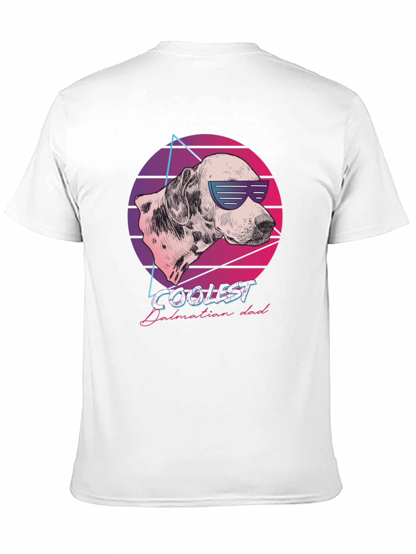 Coolest Dalmatian Dad T-Shirt Retro Style