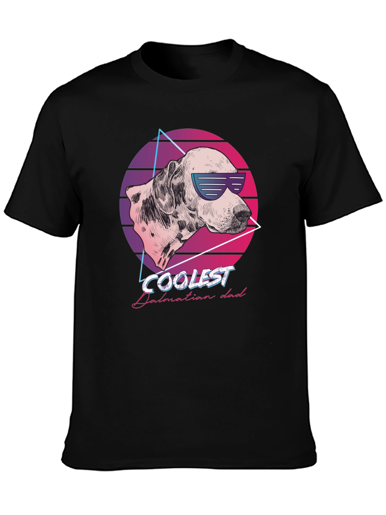 Coolest Dalmatian Dad T-Shirt Retro Style