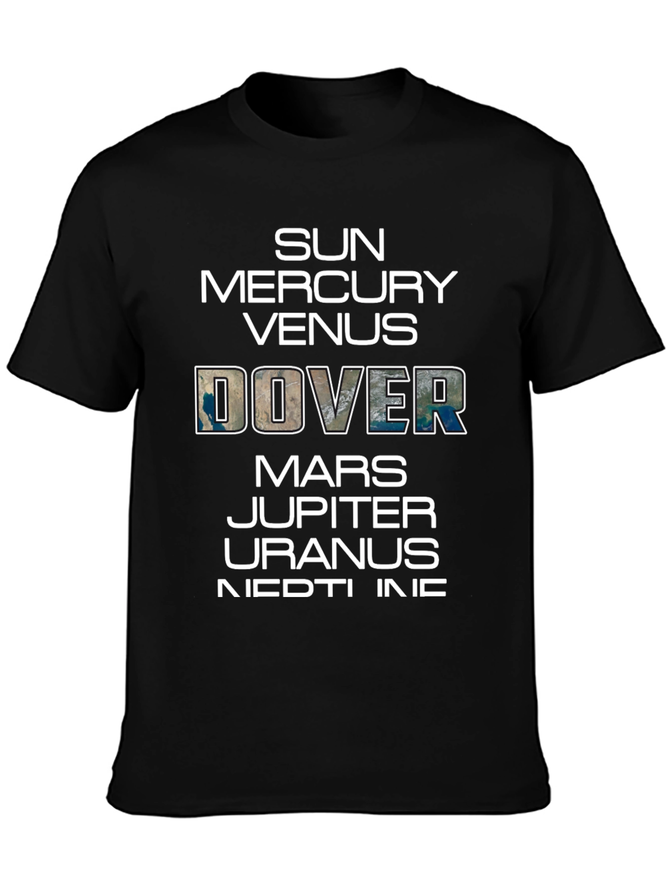 Planets T-Shirt Funny Space Dover Earth Graphic Tee