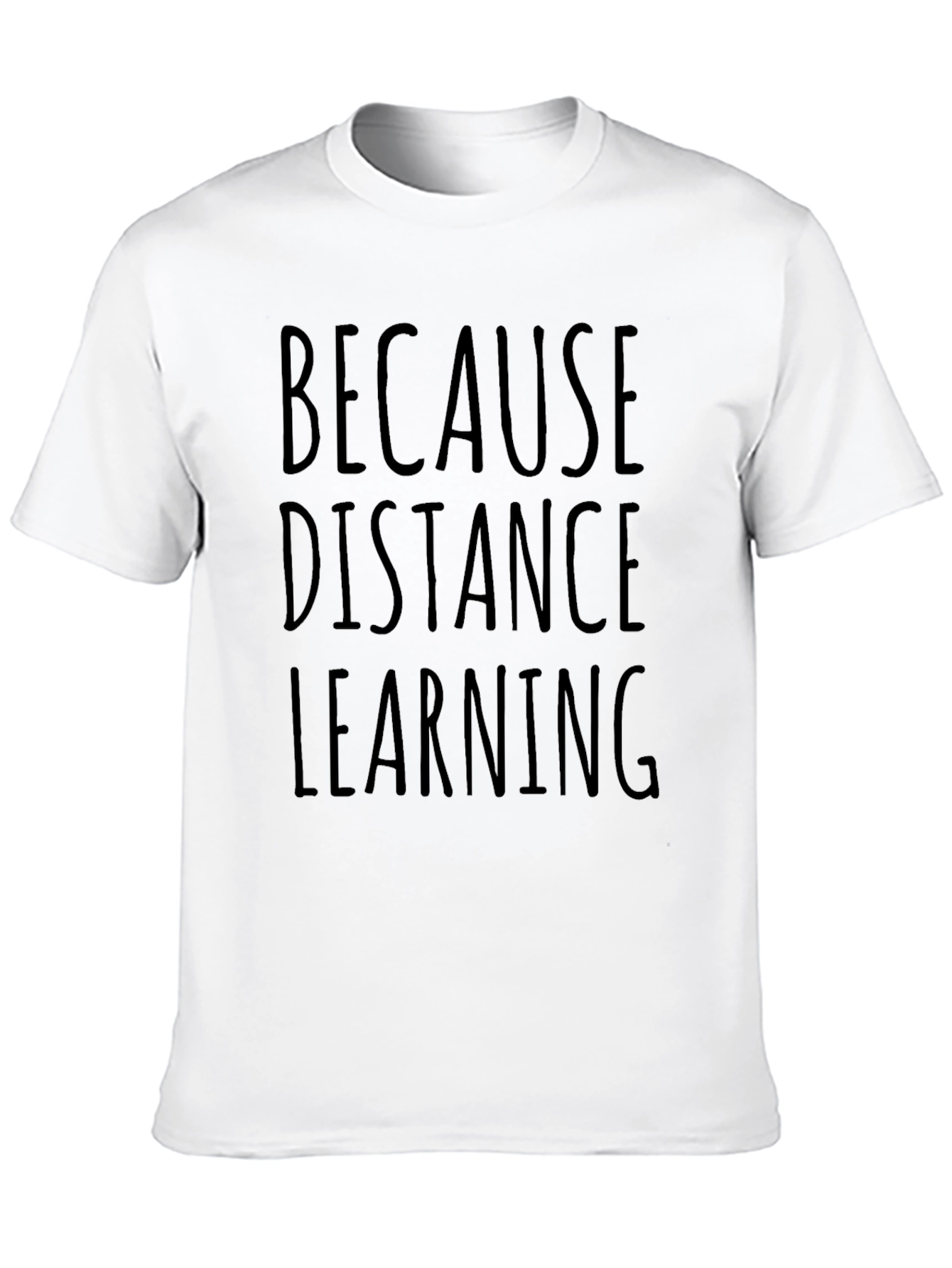 Distance Learning Black T-Shirt