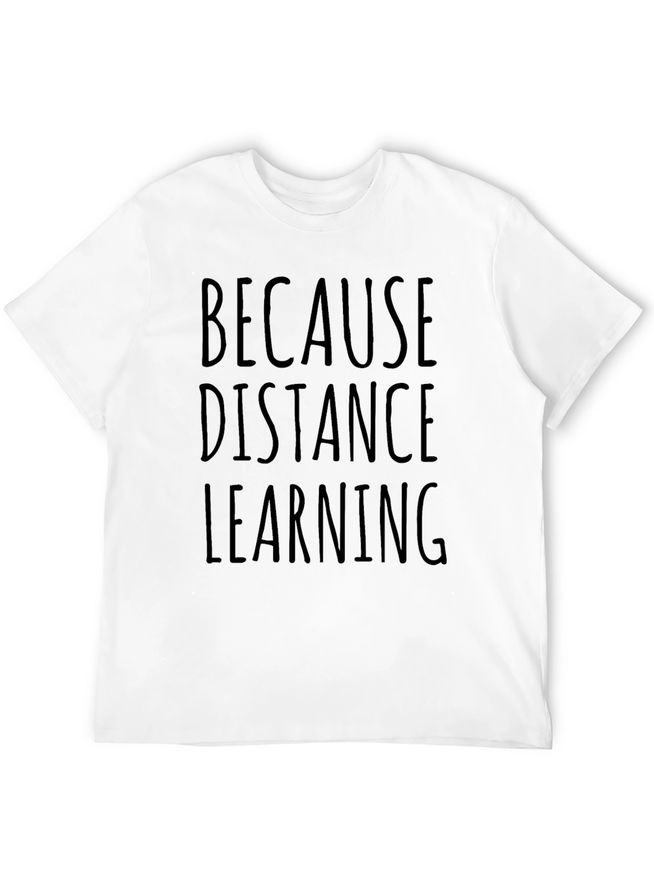 Distance Learning Black T-Shirt