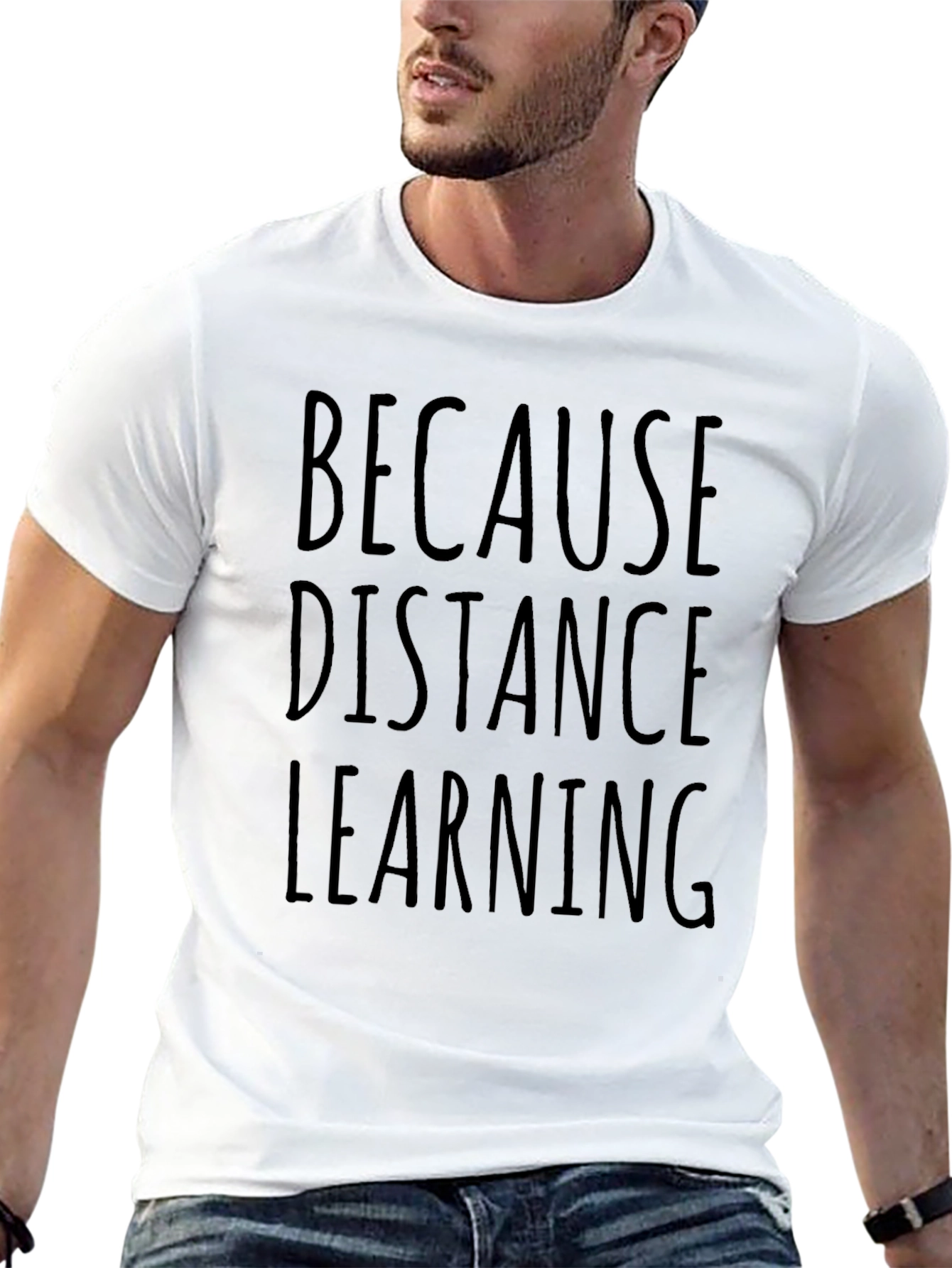 Distance Learning Black T-Shirt
