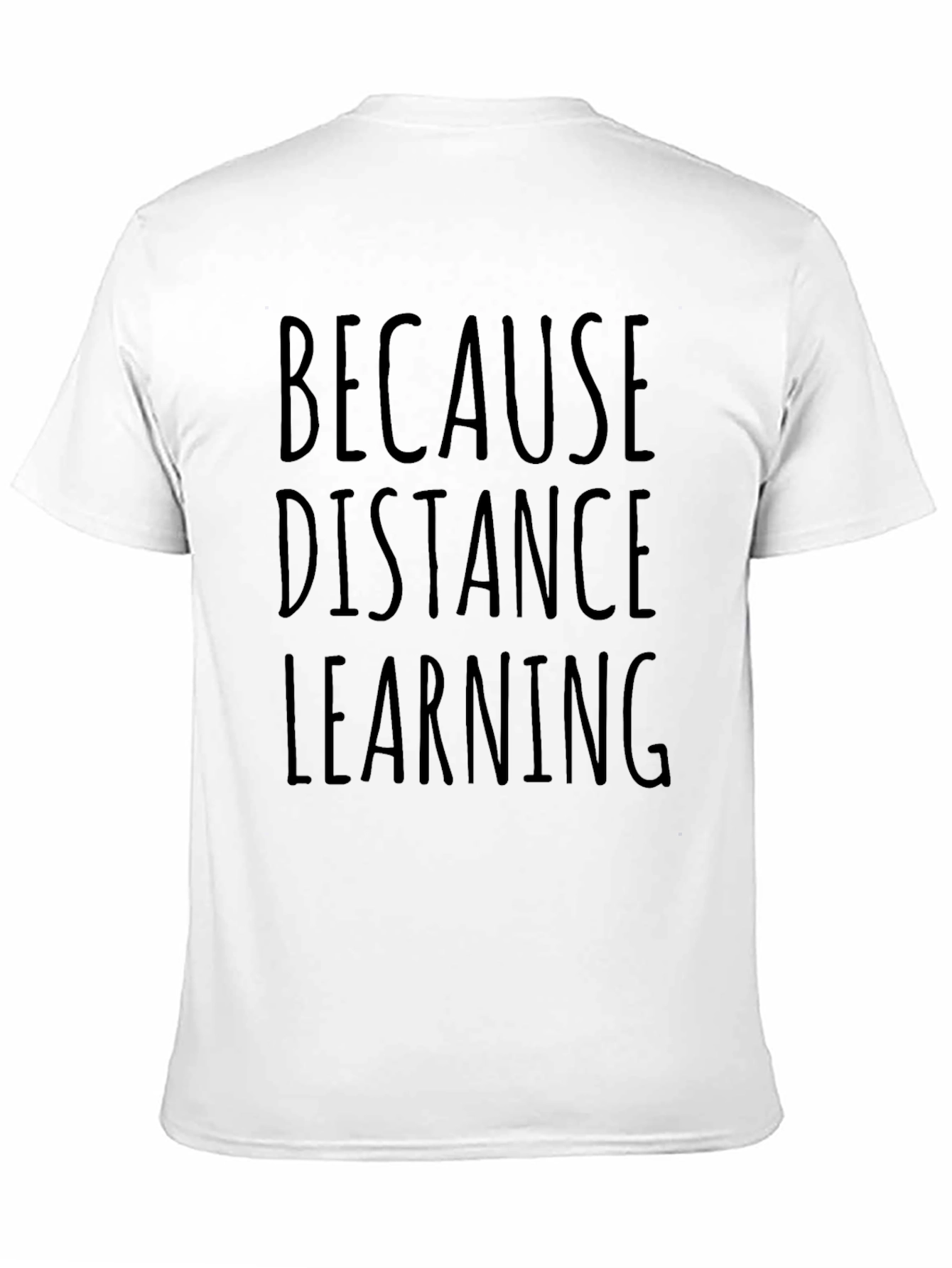 Distance Learning Black T-Shirt