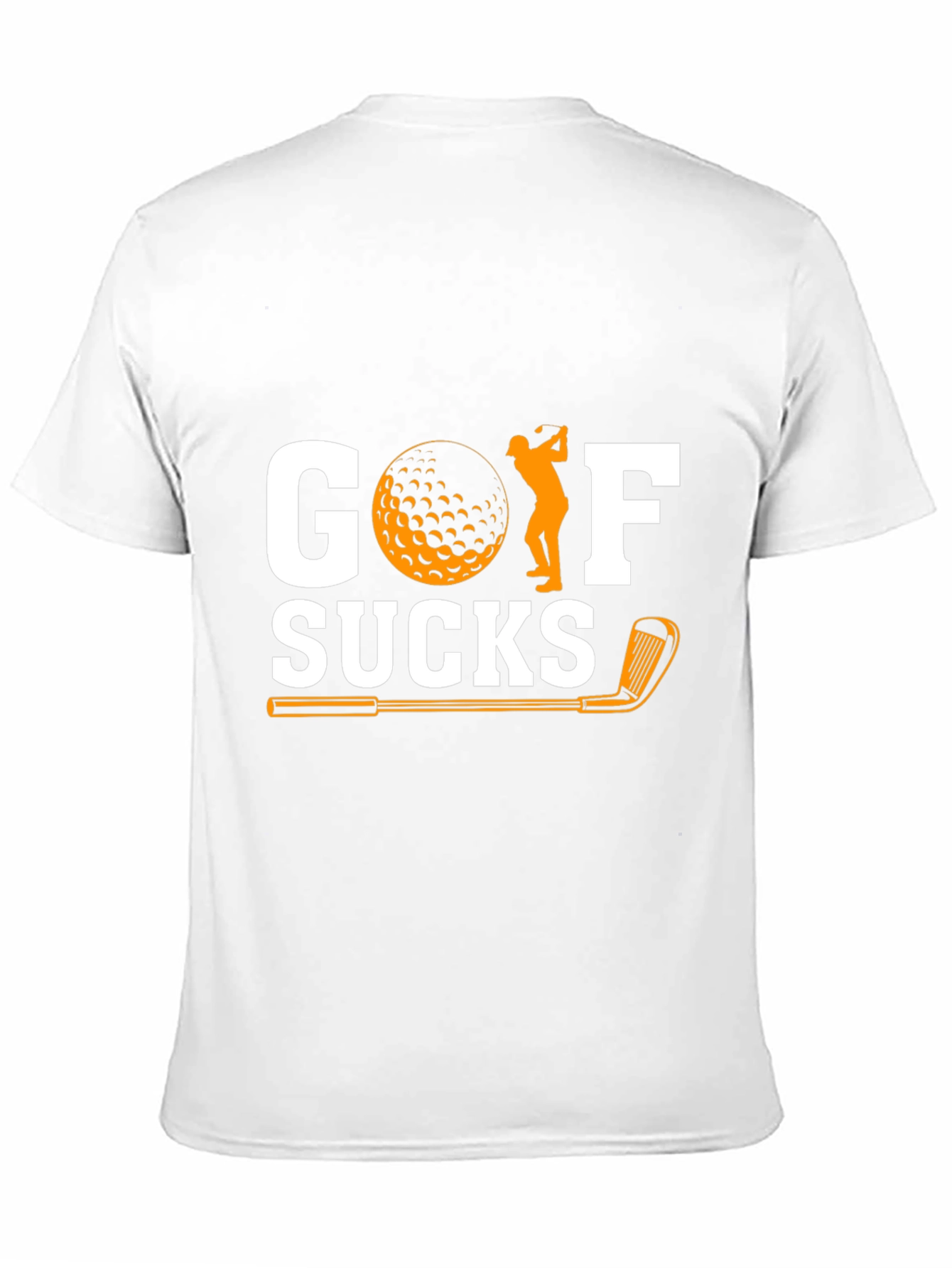 Golf Sucks Graphic T-Shirt - Humorous Golfer Tee