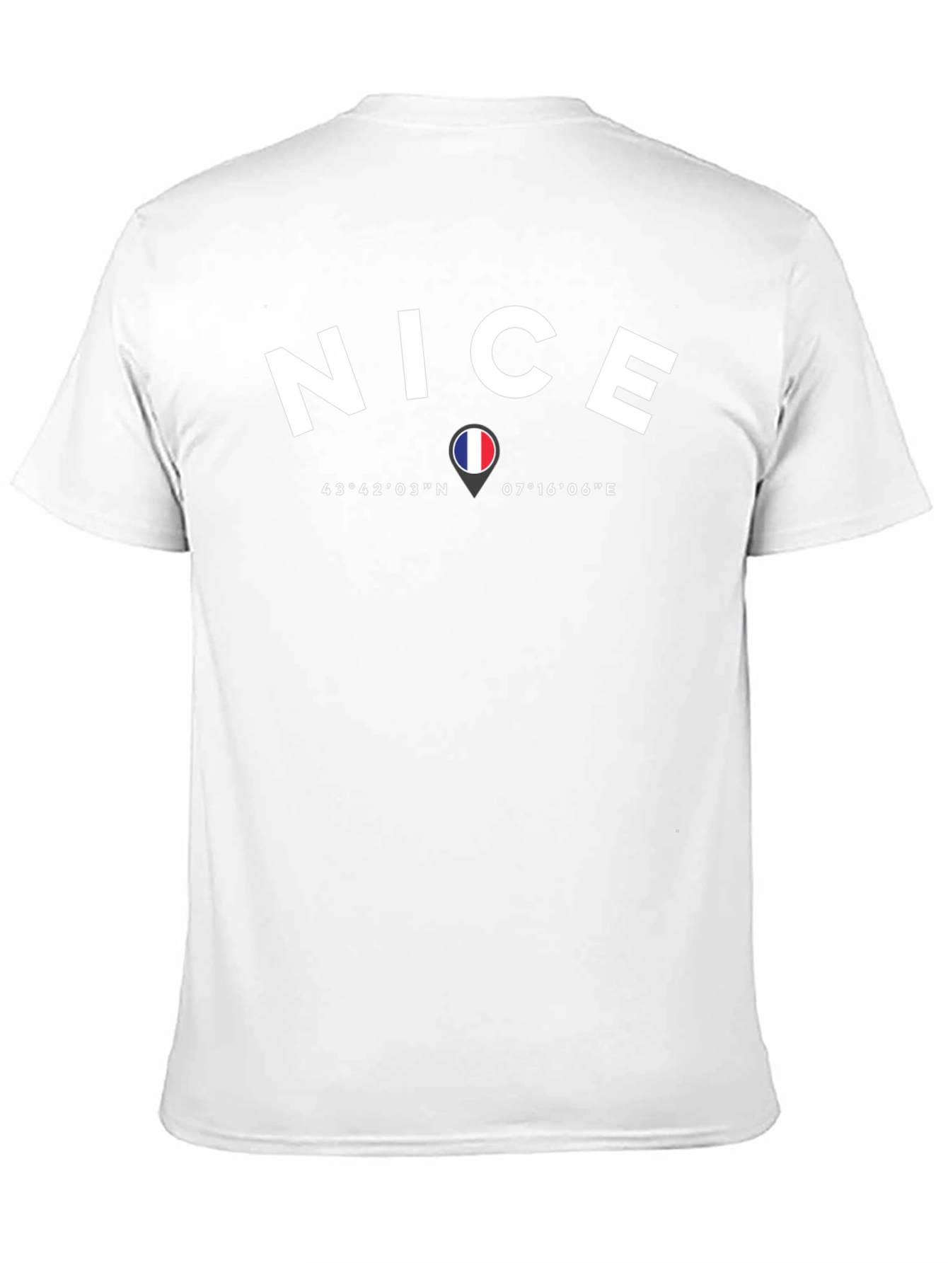 Nice France Coordinates T-Shirt
