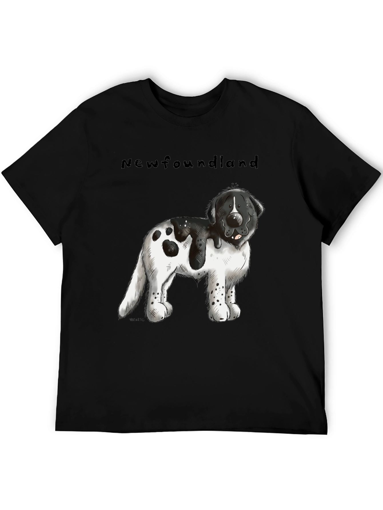 Newfoundland Dog Graphic T-Shirt