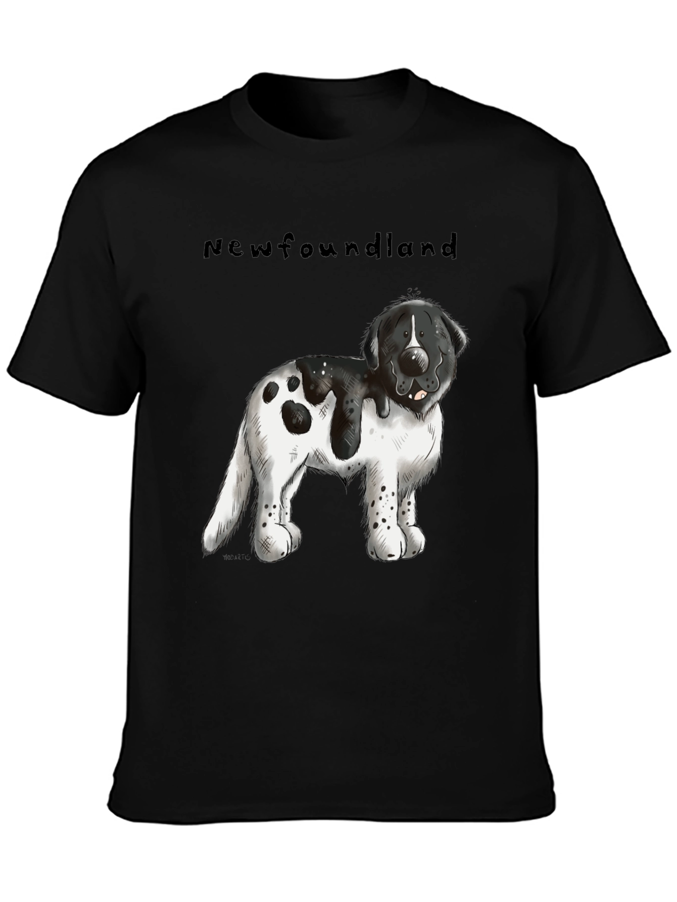 Newfoundland Dog Graphic T-Shirt