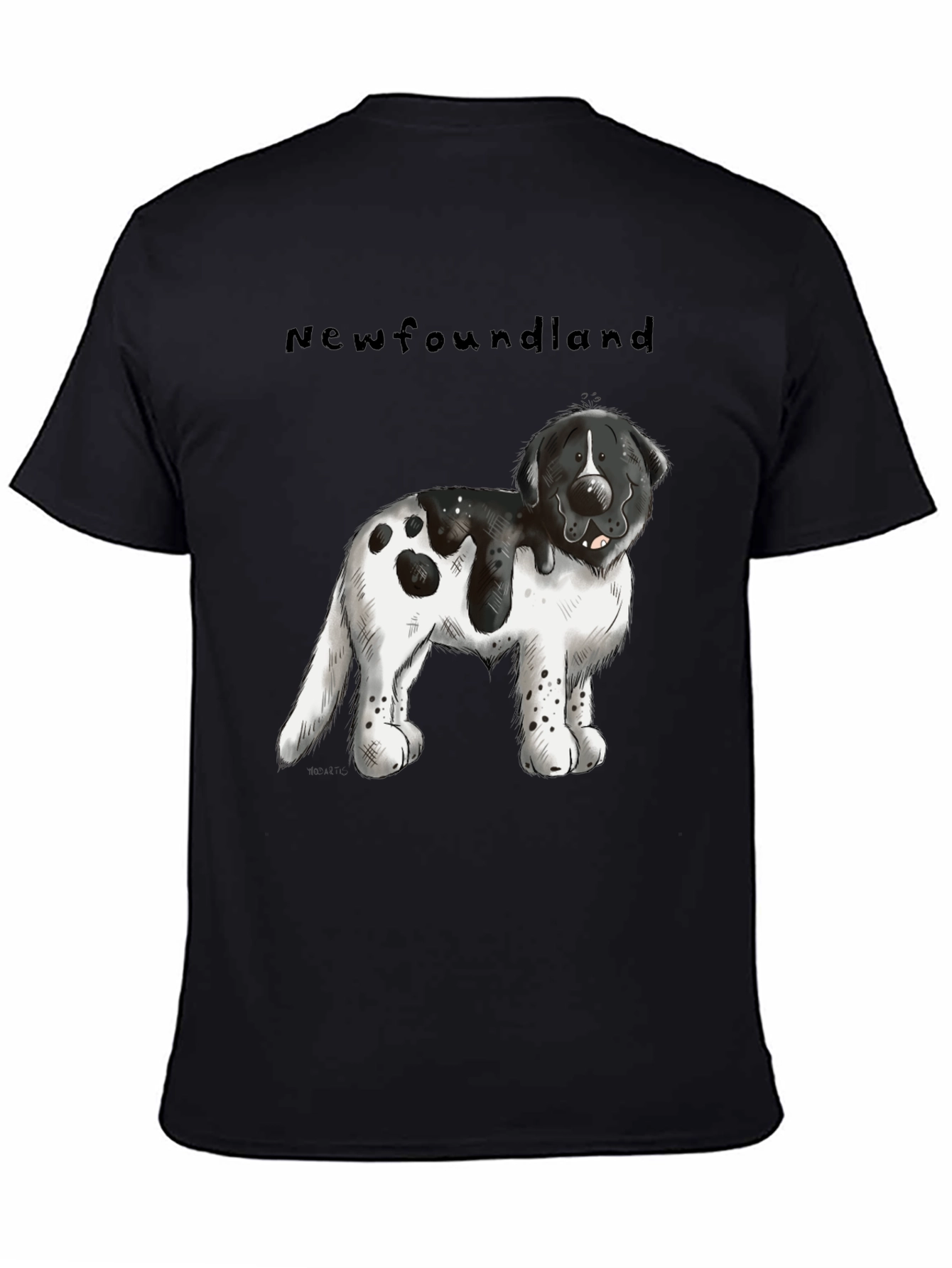 Newfoundland Dog Graphic T-Shirt