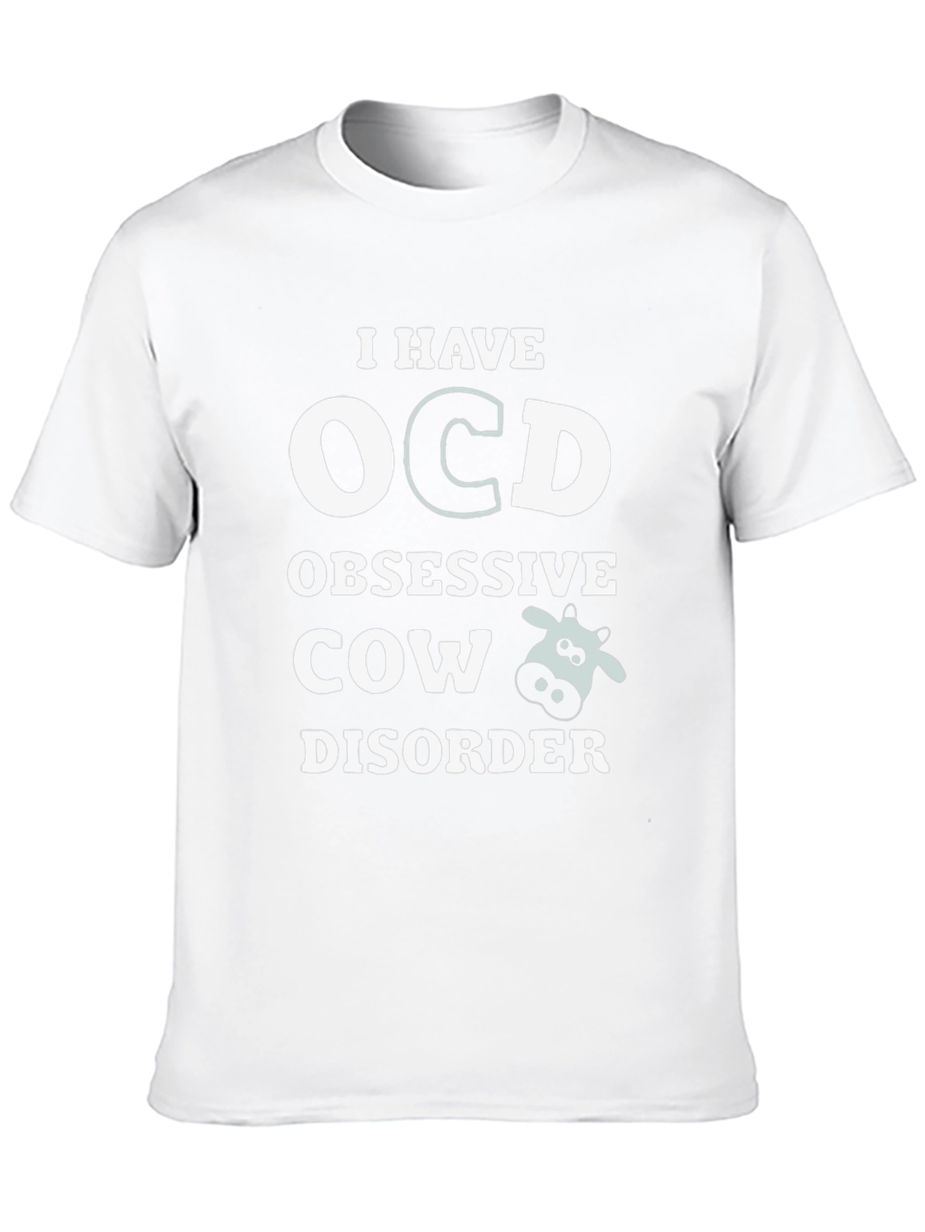 OCD Obsessive Cow Disorder Novelty T-Shirt