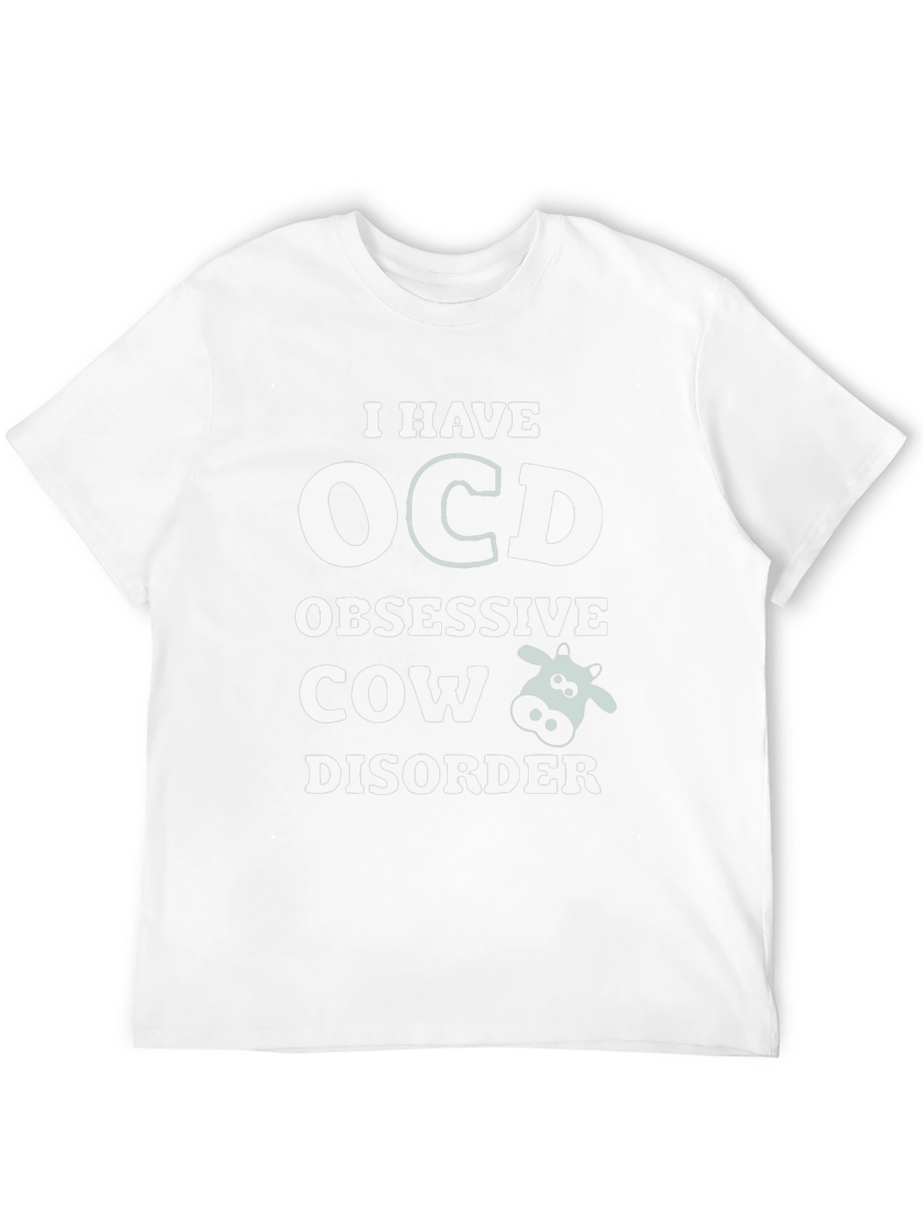 OCD Obsessive Cow Disorder Novelty T-Shirt