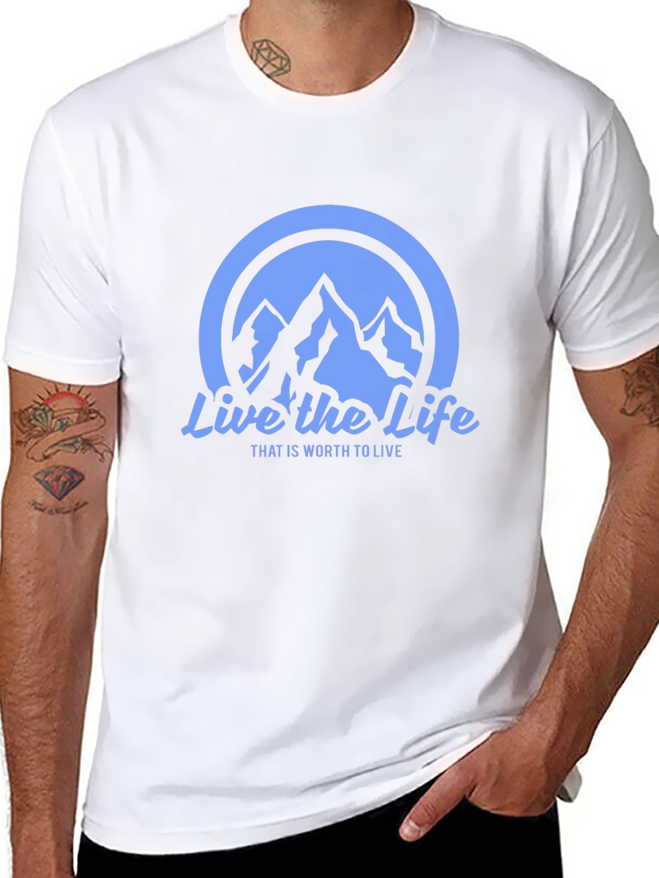 Live the Life Mountain Graphic T-Shirt