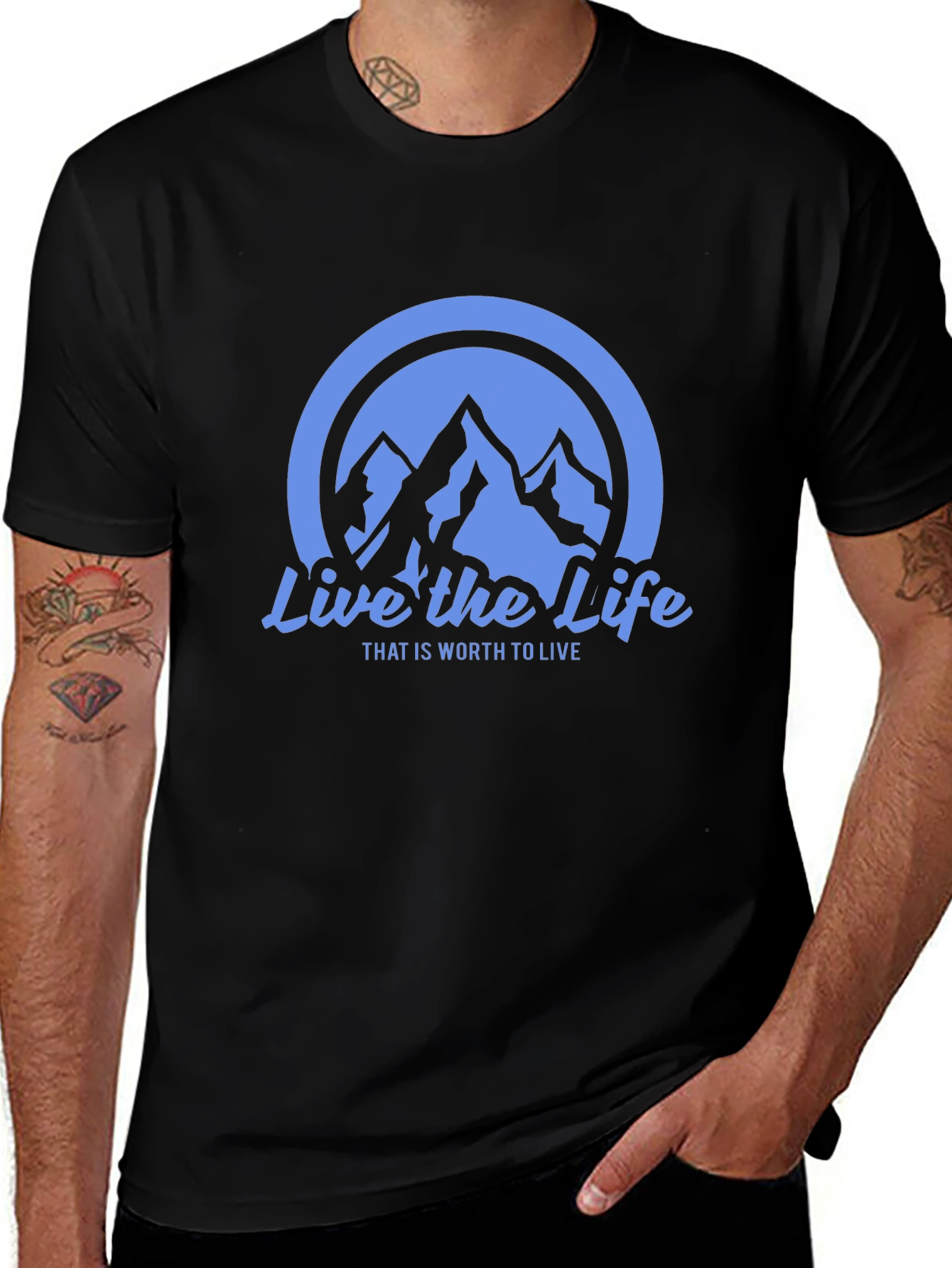 Live the Life Mountain Graphic T-Shirt