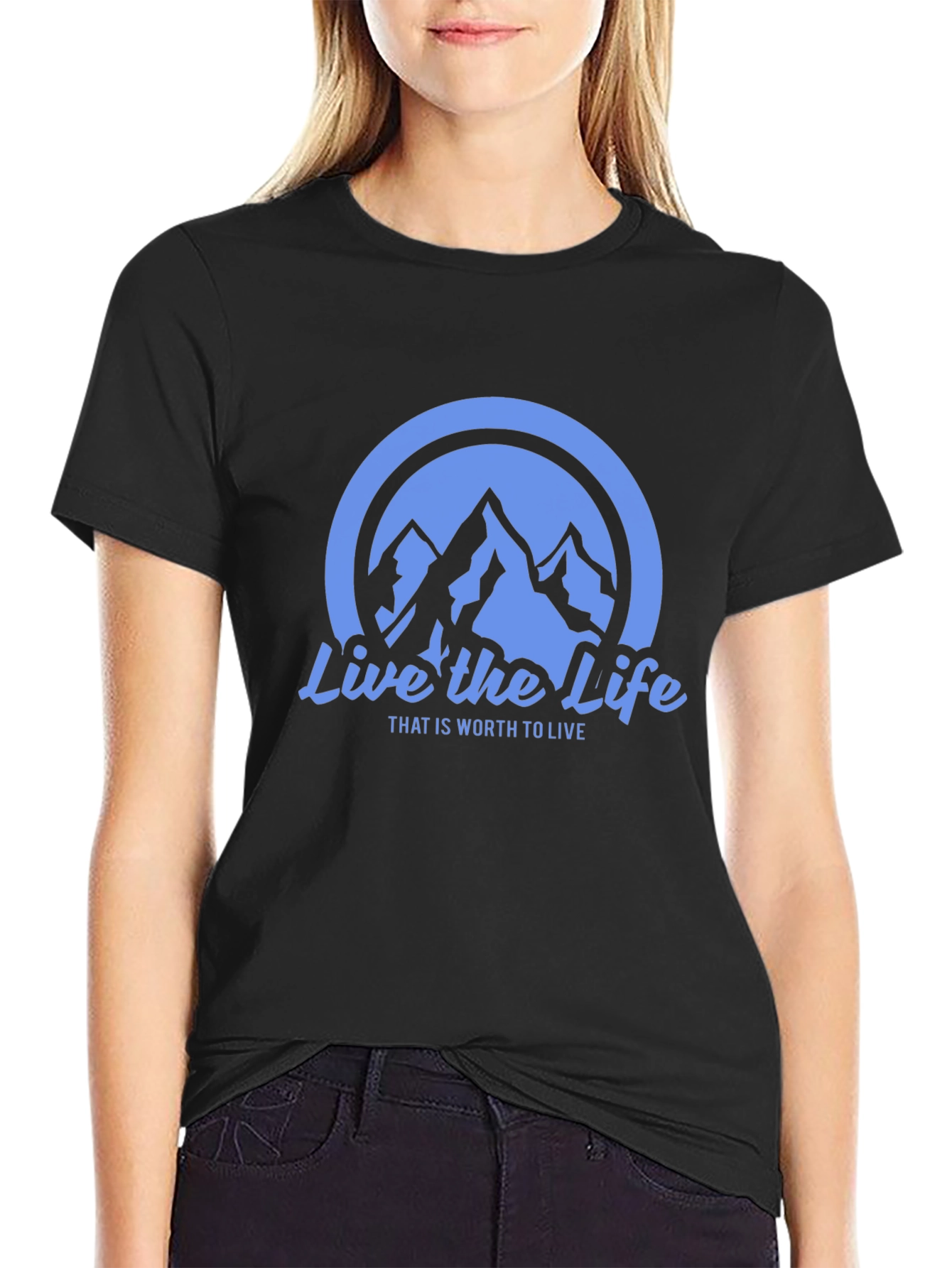 Live the Life Mountain Graphic T-Shirt