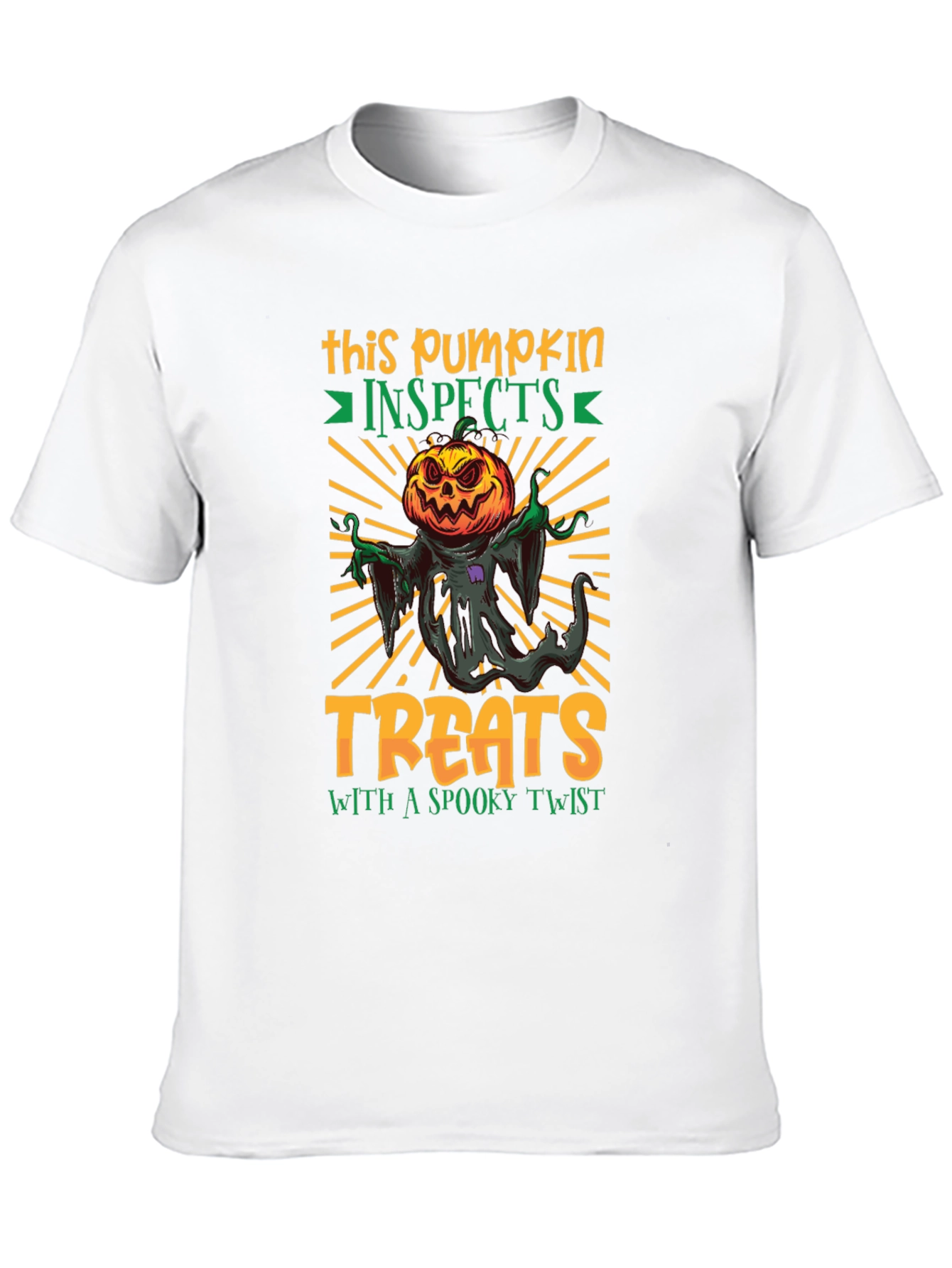 Spooky Pumpkin Treats Halloween T-Shirt
