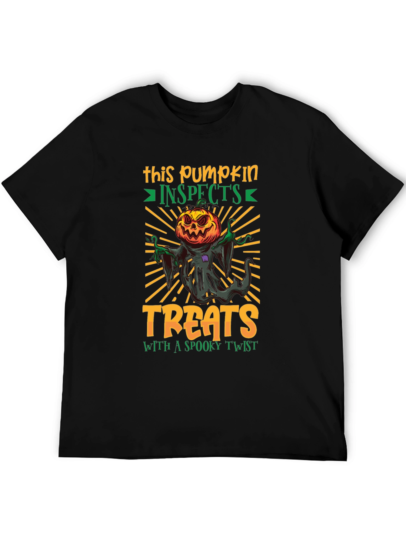 Spooky Pumpkin Treats Halloween T-Shirt