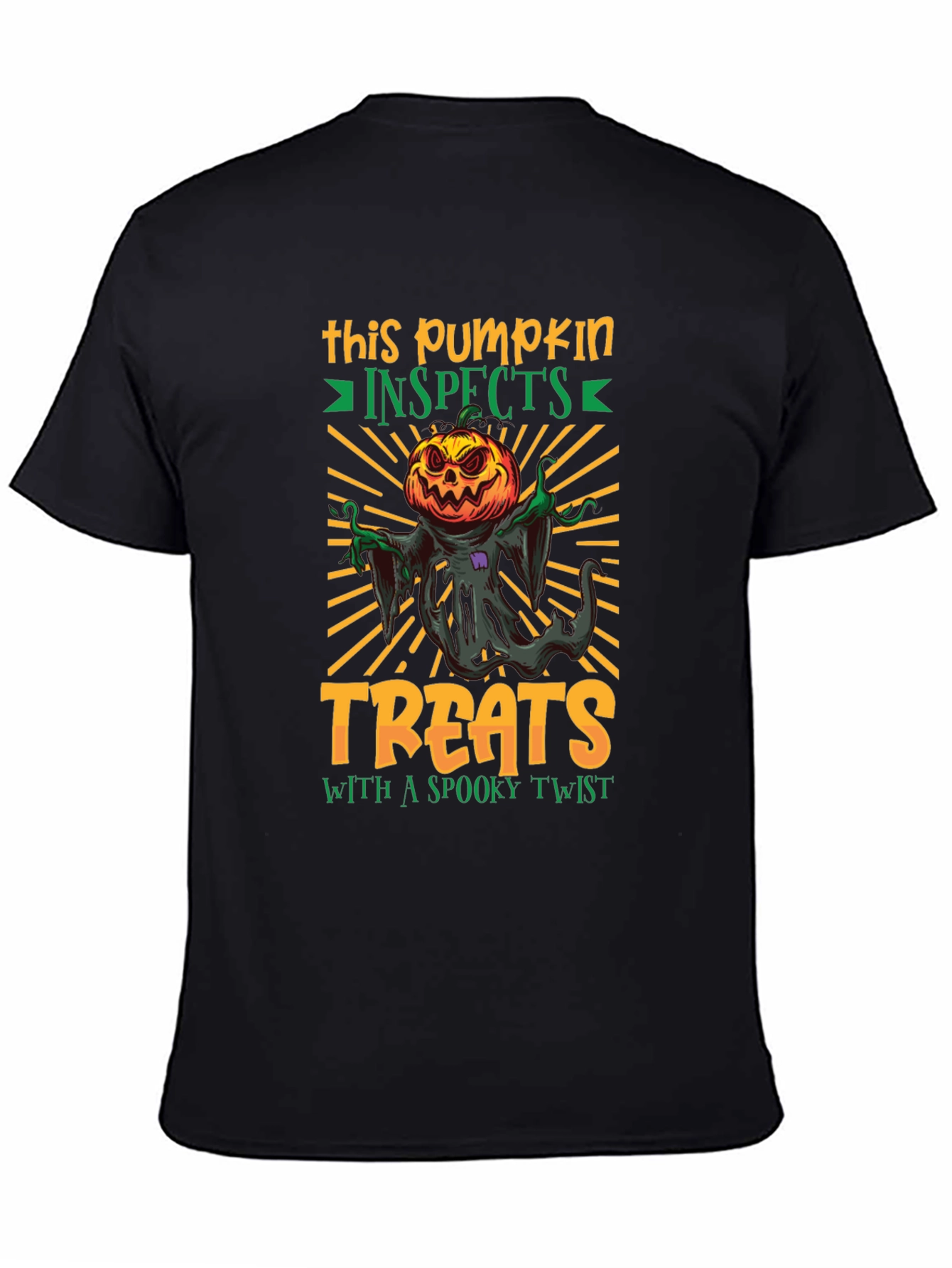Spooky Pumpkin Treats Halloween T-Shirt