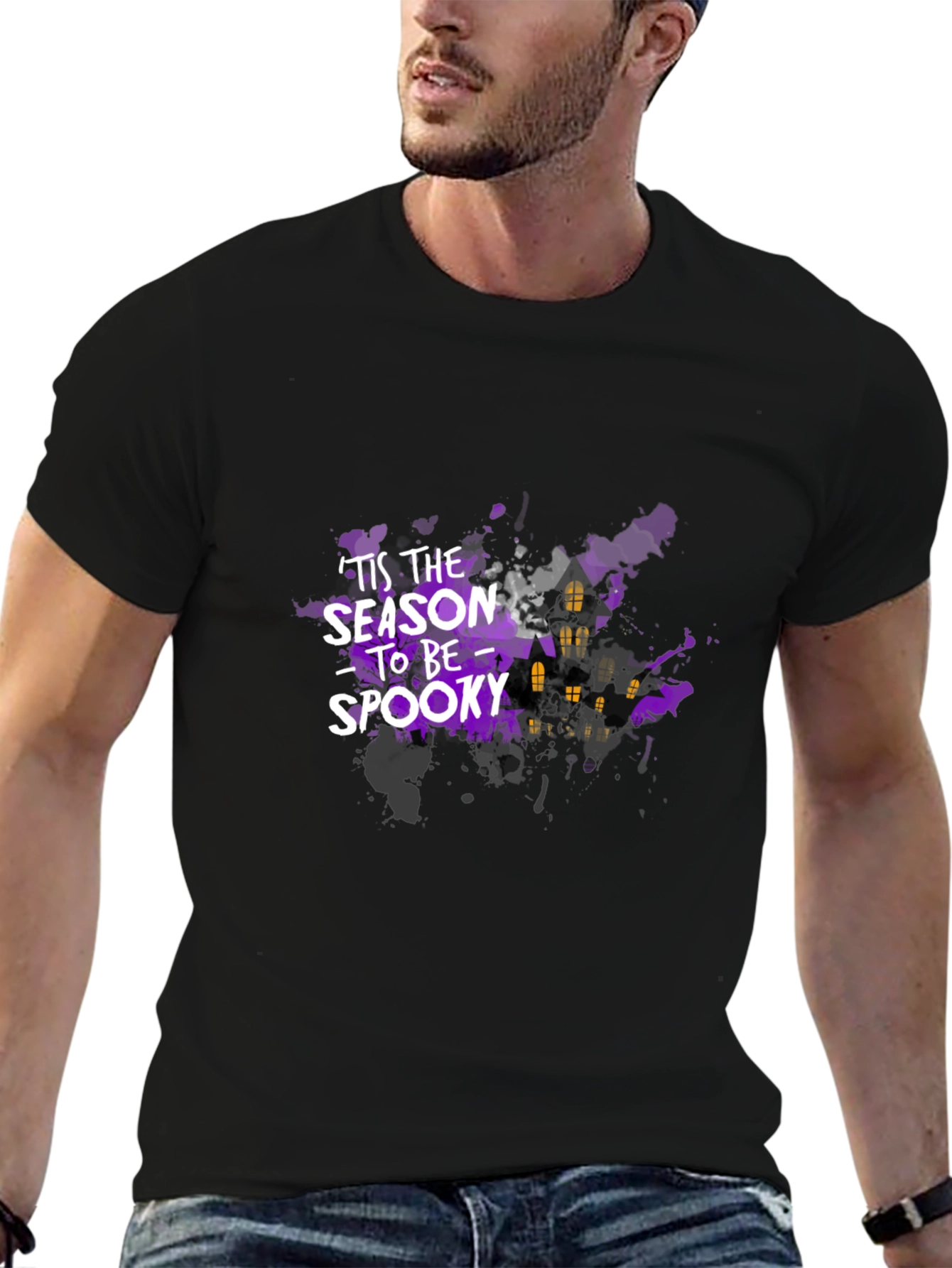 Spooky Season Tee: Halloween Graphic Print T-Shirt