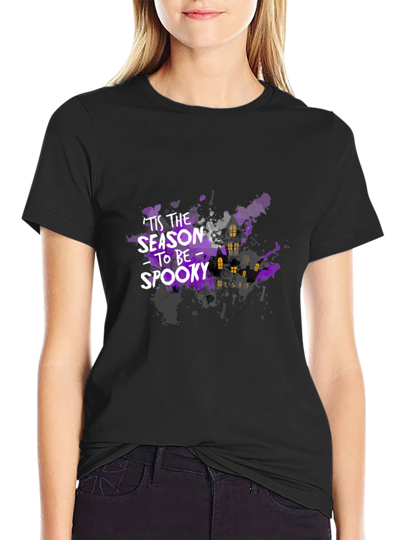 Spooky Season Tee: Halloween Graphic Print T-Shirt
