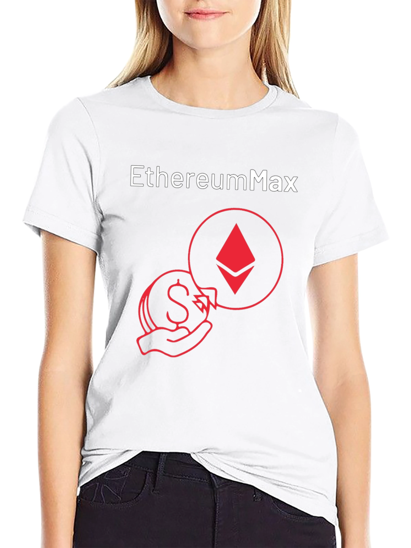 Ethereum Max Crypto T-Shirt - Black