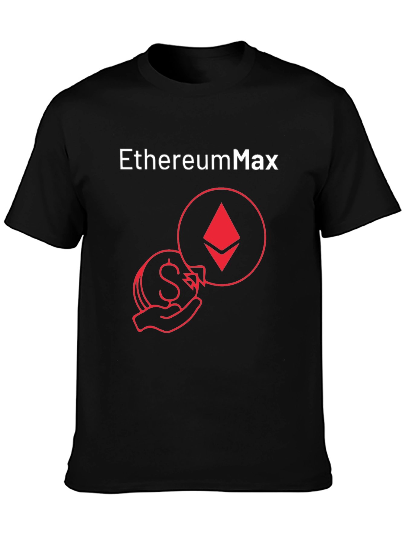 Ethereum Max Crypto T-Shirt - Black