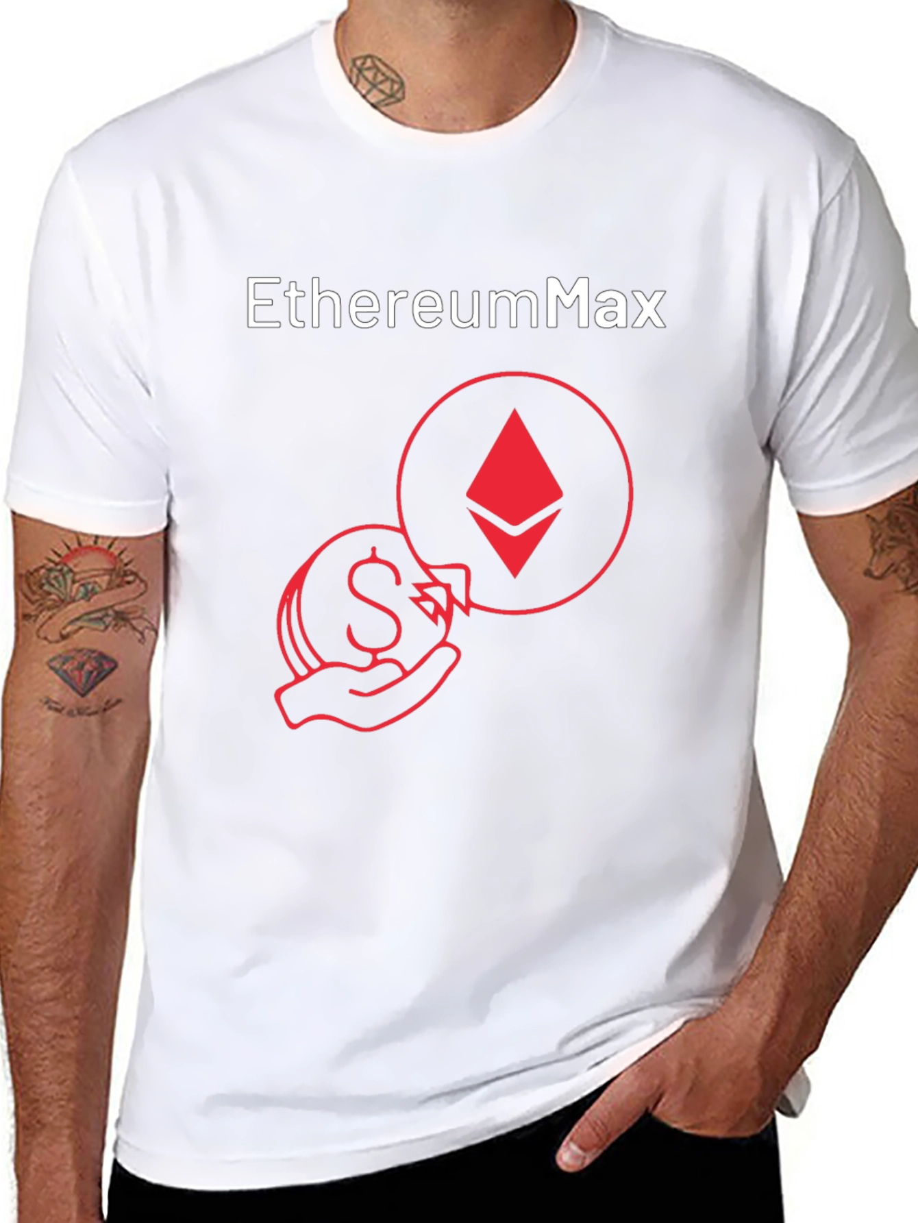 Ethereum Max Crypto T-Shirt - Black