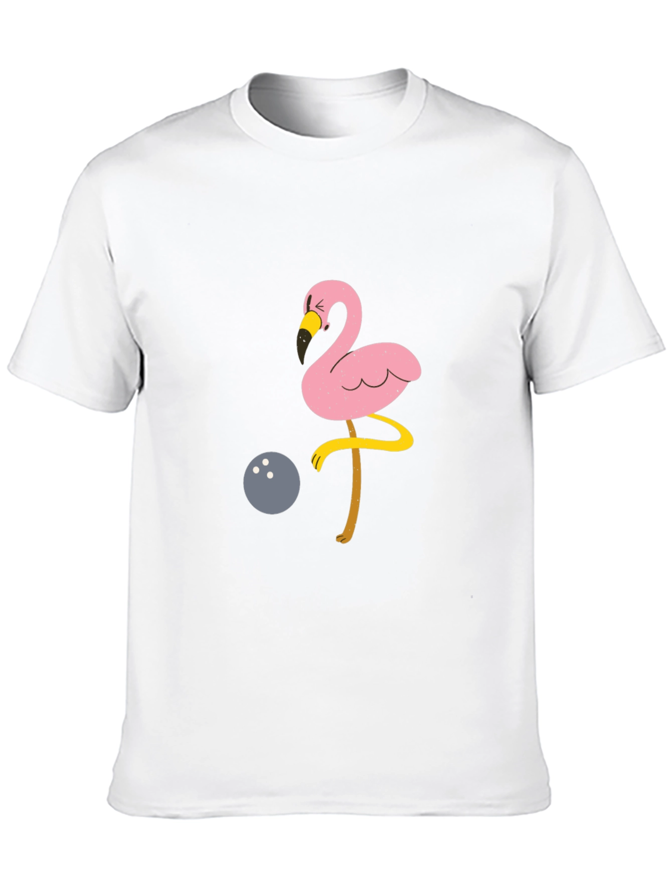 Flamingo Bowling T-Shirt - Fun & Unique Design