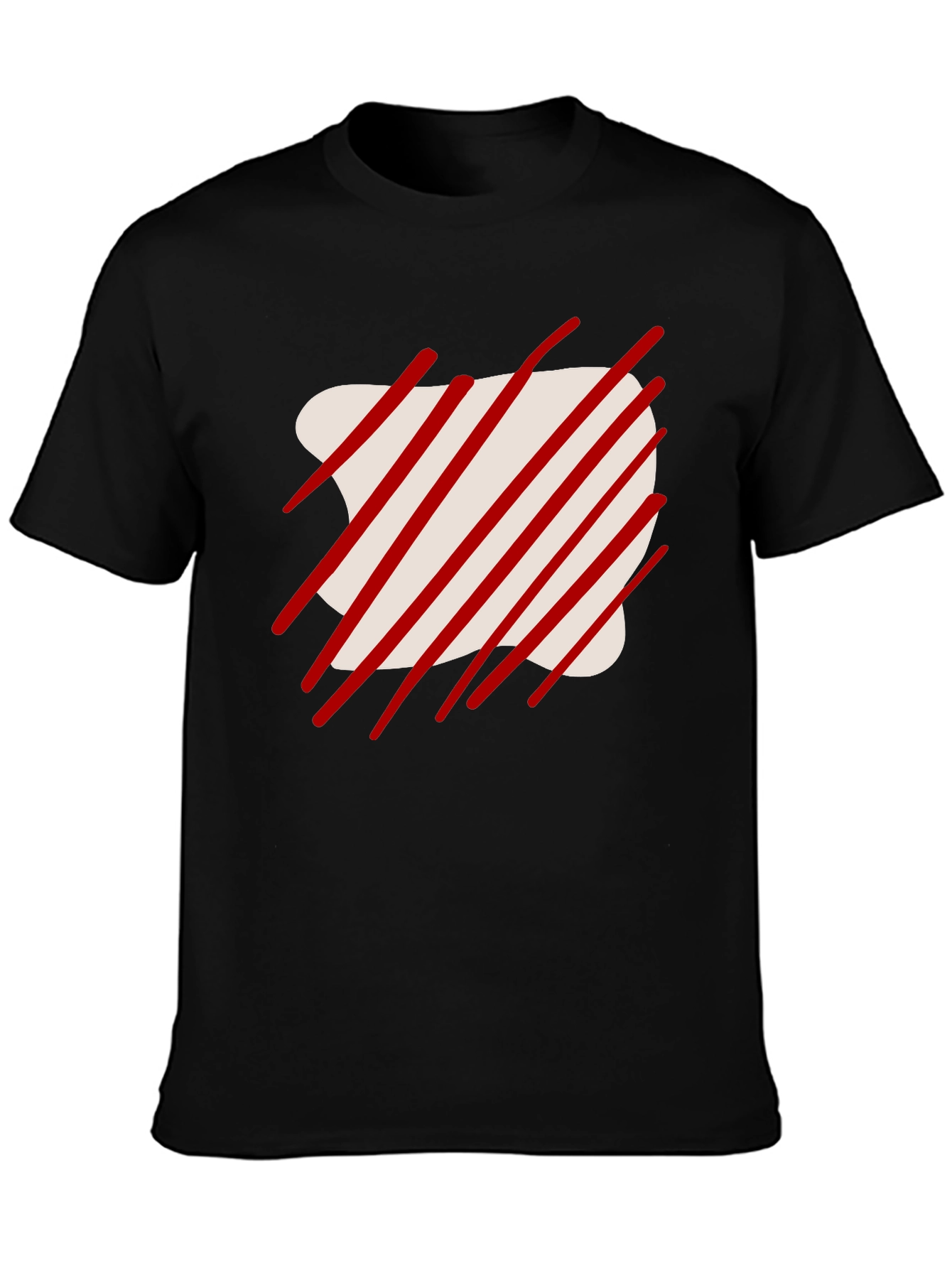 Abstract Graphic Tee - Modern Casual Wear