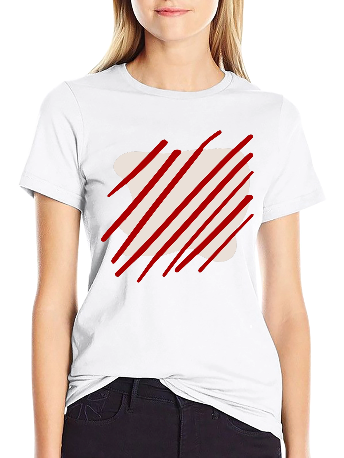 Abstract Graphic Tee - Modern Casual Wear