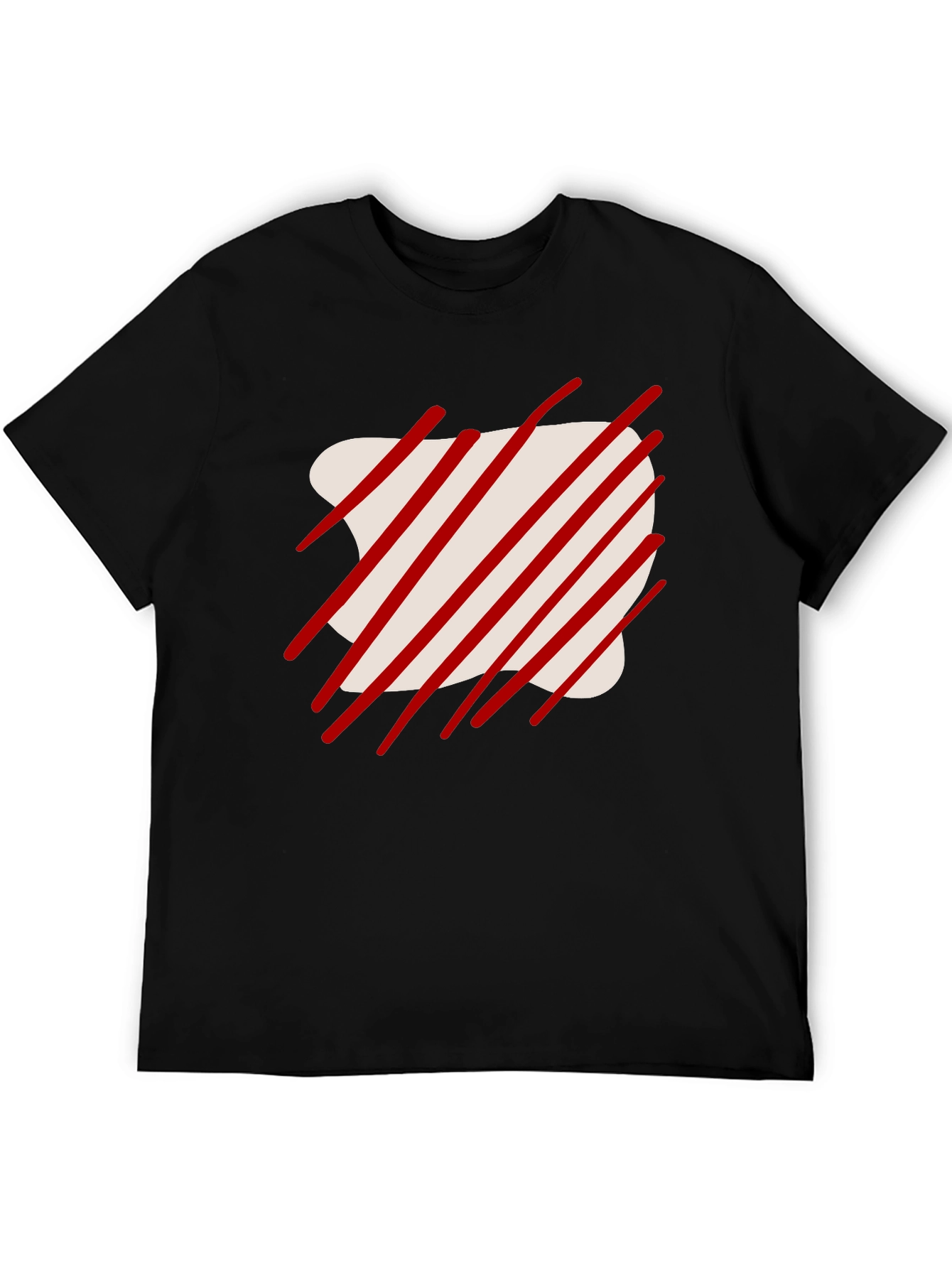 Abstract Graphic Tee - Modern Casual Wear