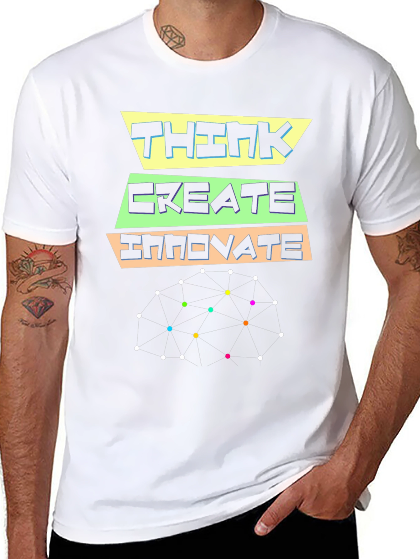 Think Create Innovate Graphic T-Shirt