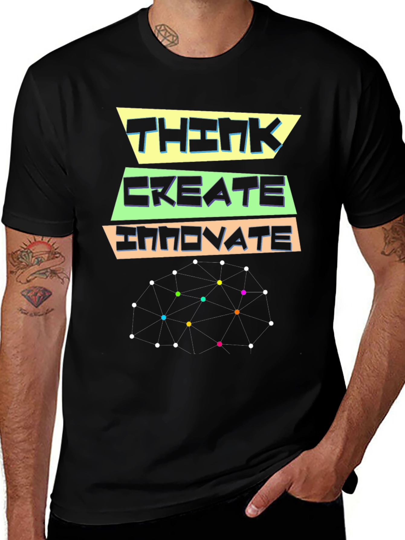 Think Create Innovate Graphic T-Shirt