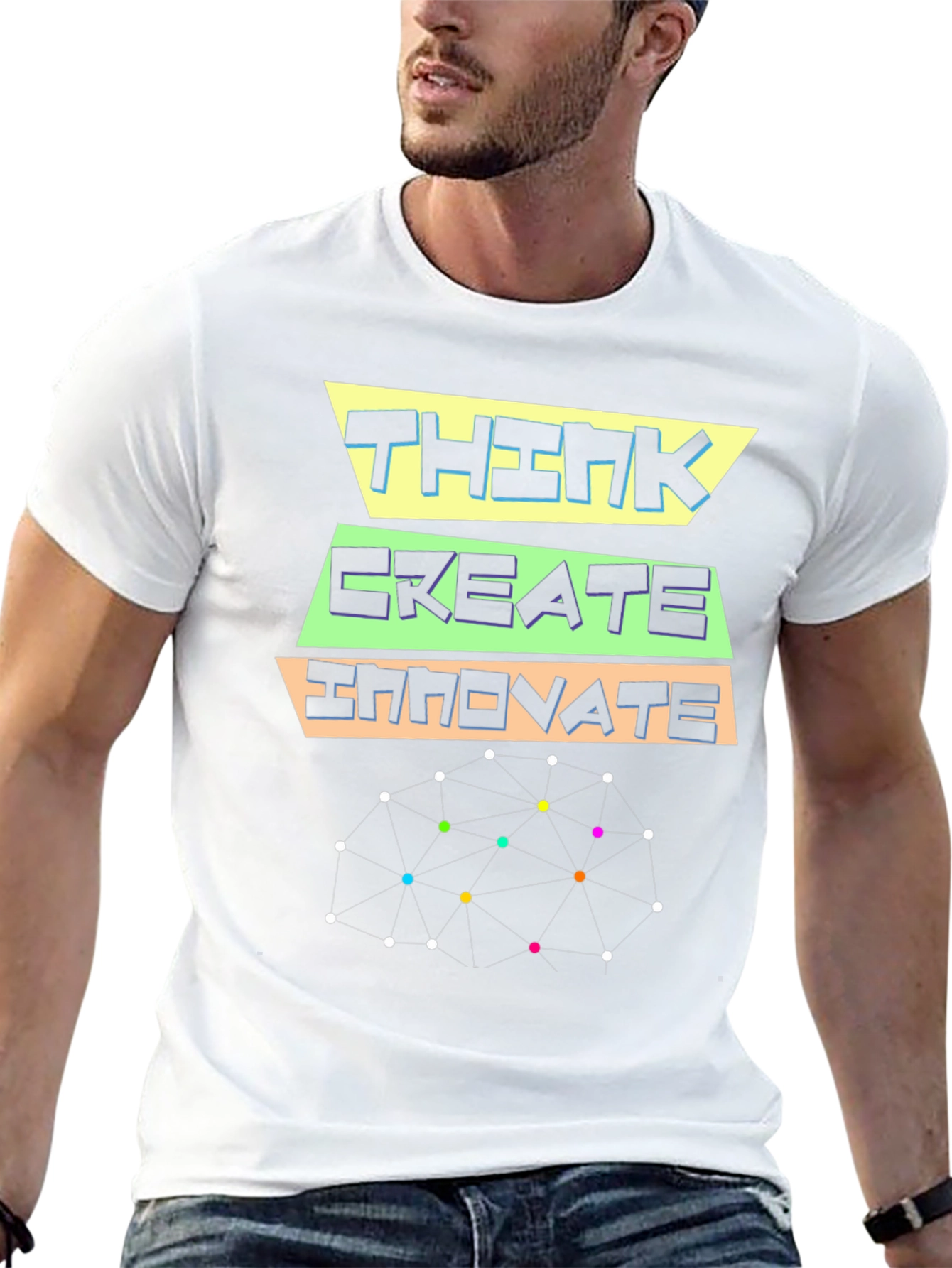 Think Create Innovate Graphic T-Shirt