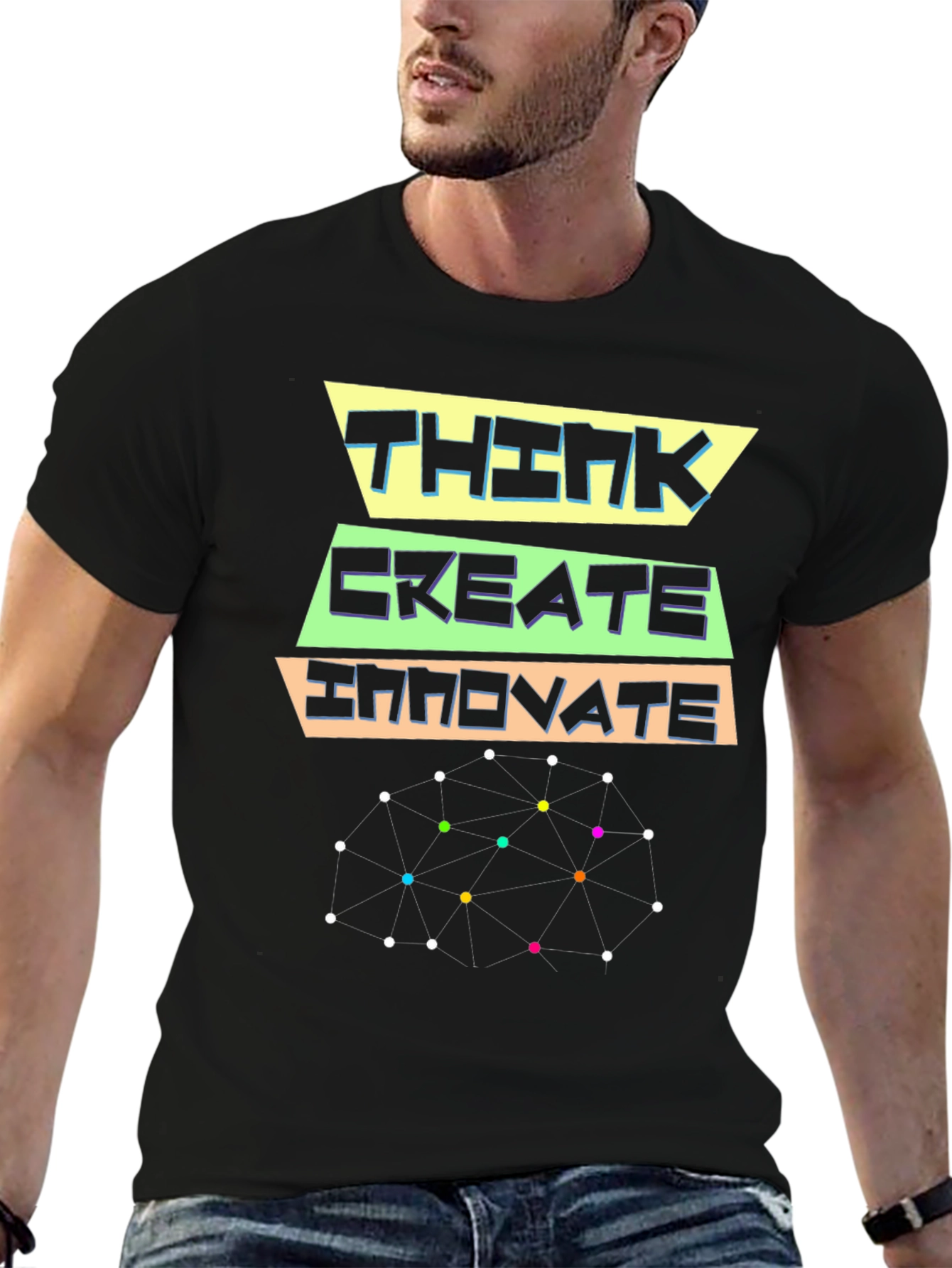 Think Create Innovate Graphic T-Shirt