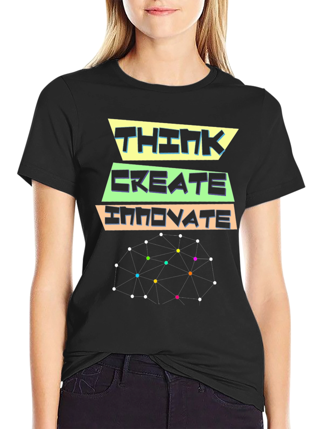 Think Create Innovate Graphic T-Shirt