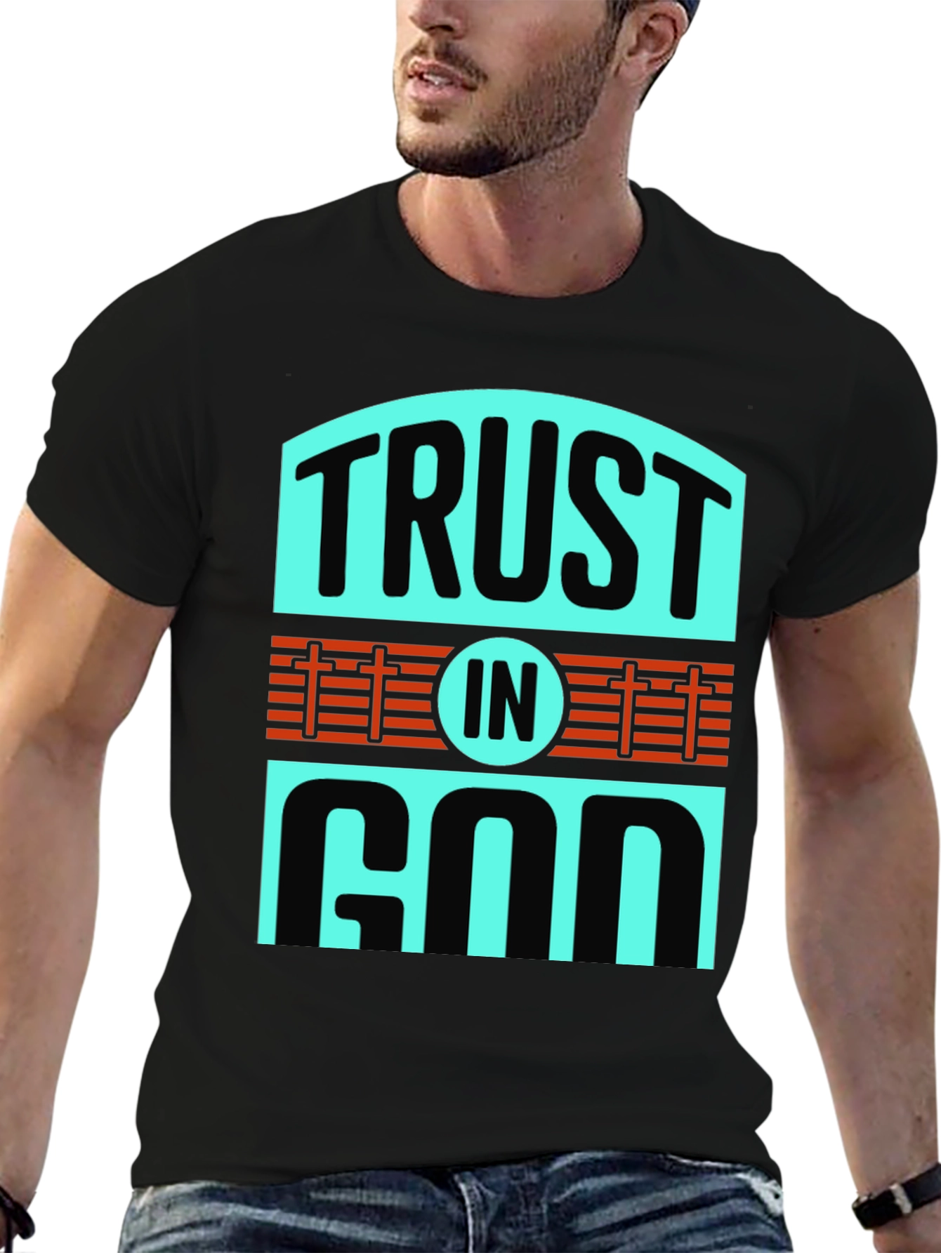 Trust in God Graphic Tee - Christian Faith T-Shirt