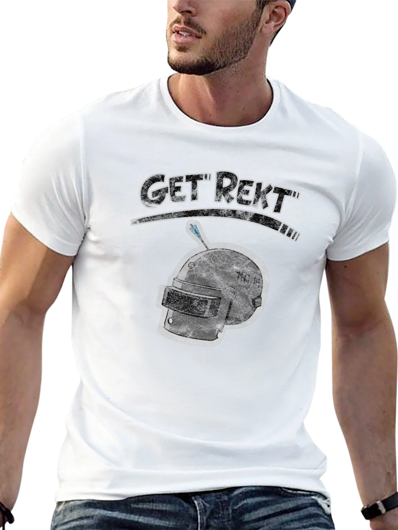 Get Rekt Gaming T-Shirt - Black