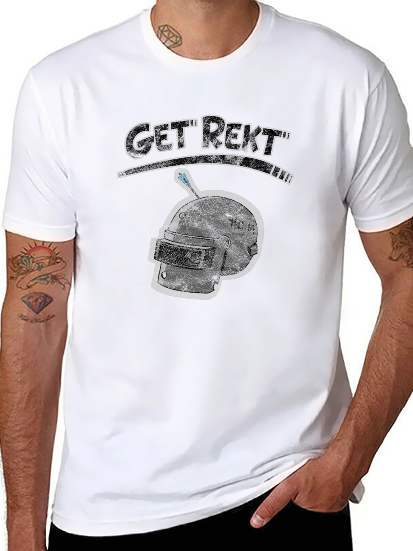 Get Rekt Gaming T-Shirt - Black