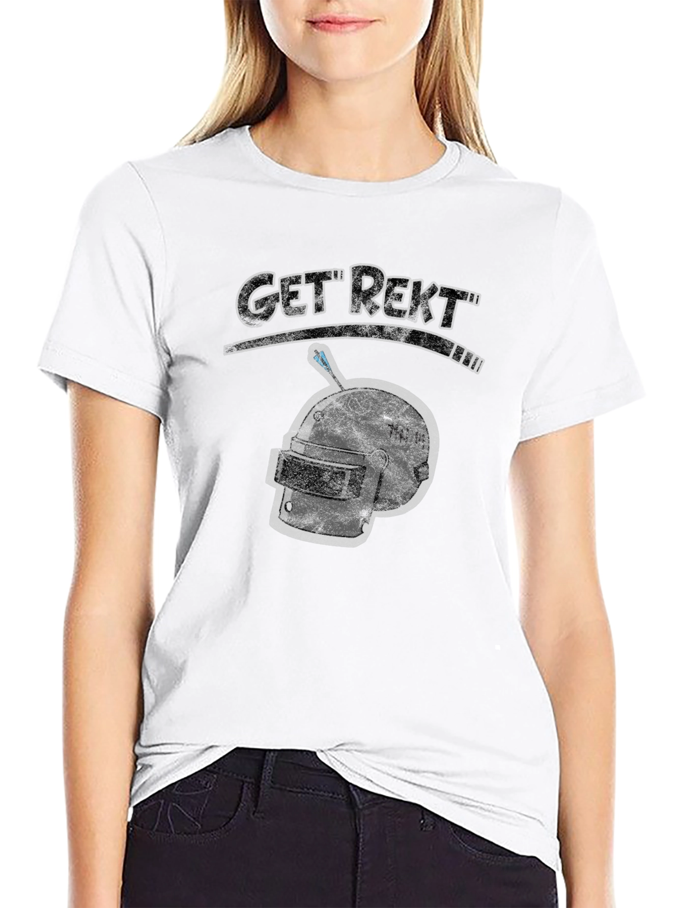 Get Rekt Gaming T-Shirt - Black