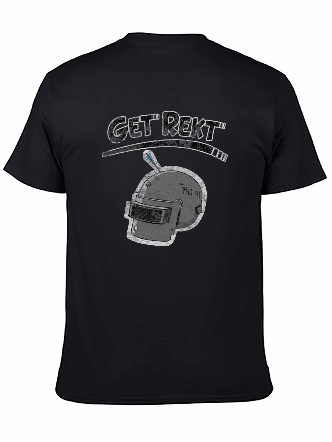 Get Rekt Gaming T-Shirt - Black