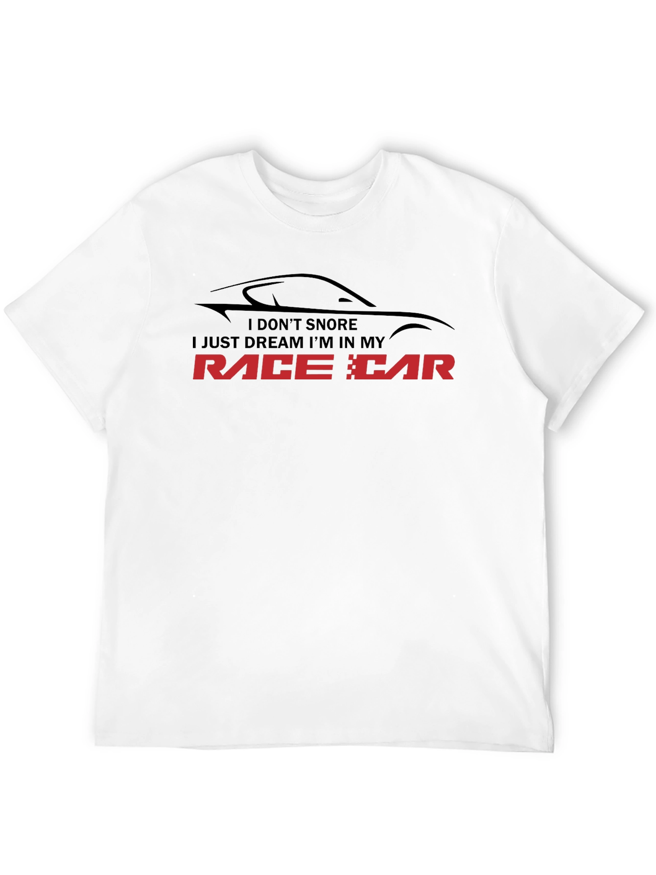 Race Car Dream T-Shirt - Black Graphic Tee