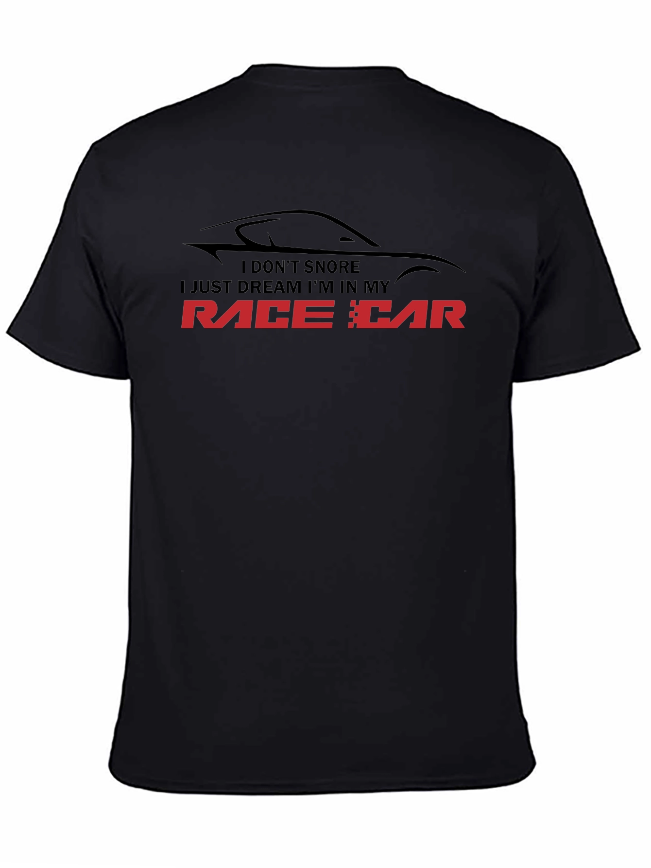 Race Car Dream T-Shirt - Black Graphic Tee