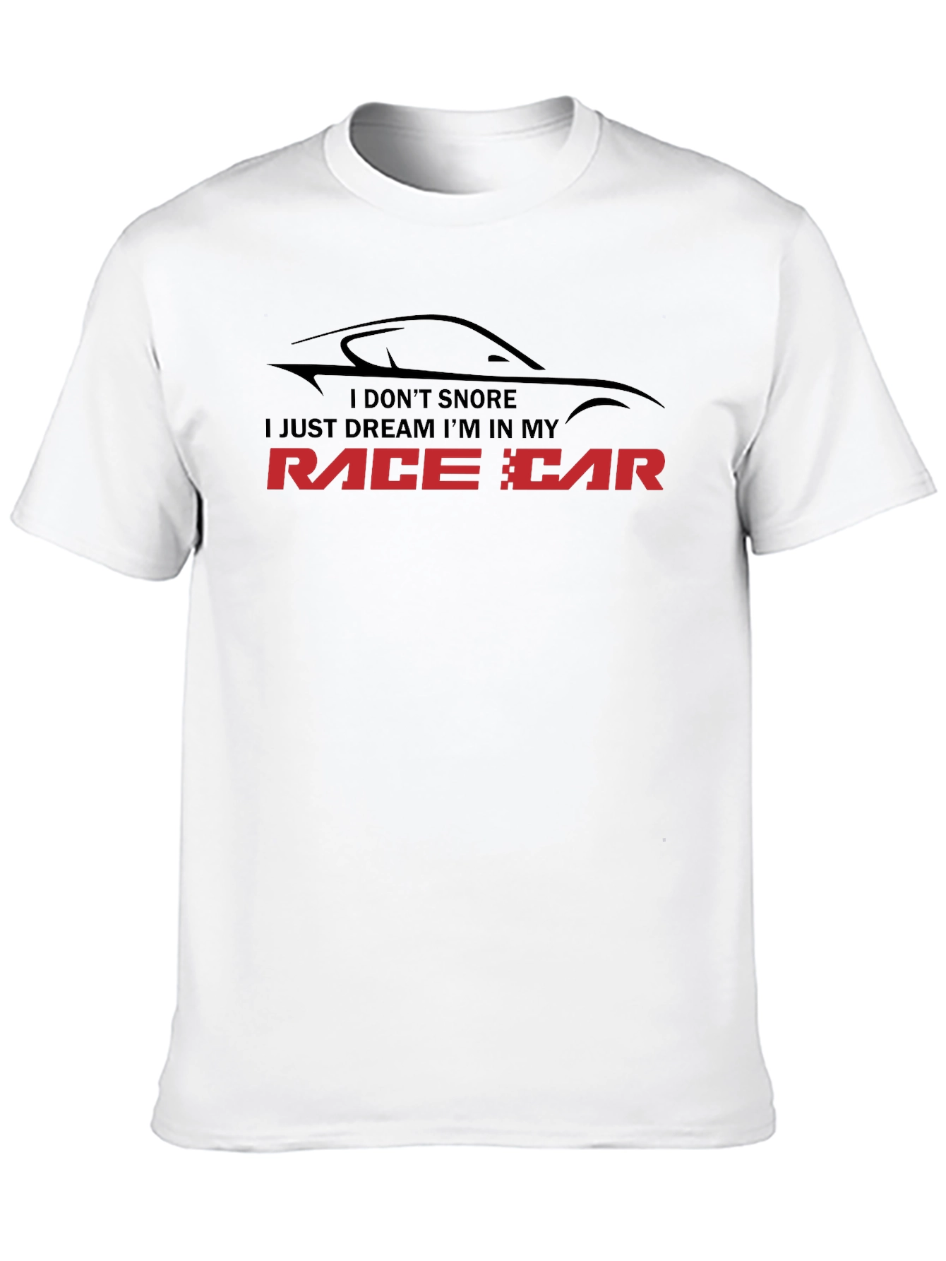 Race Car Dream T-Shirt - Black Graphic Tee