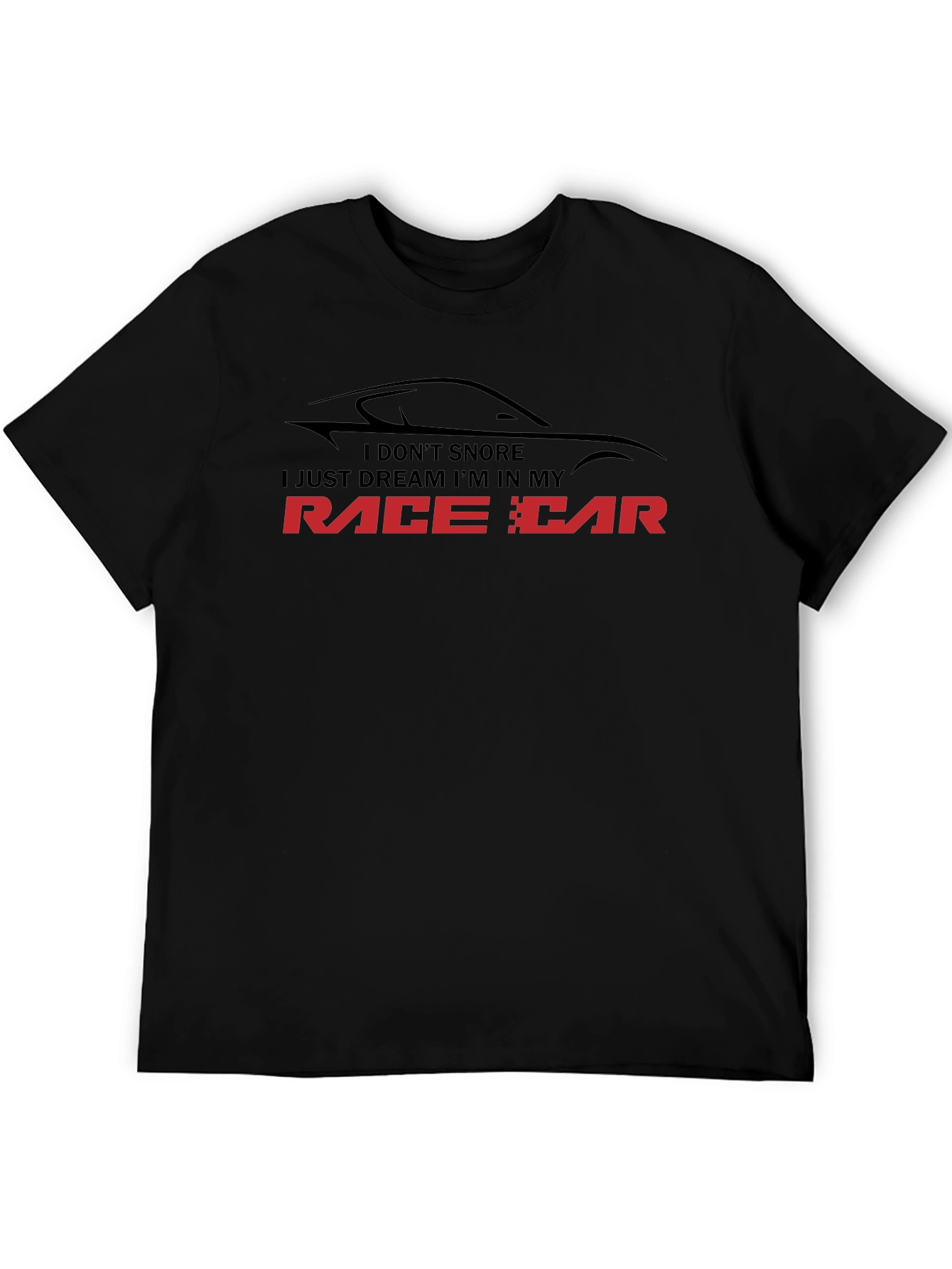 Race Car Dream T-Shirt - Black Graphic Tee