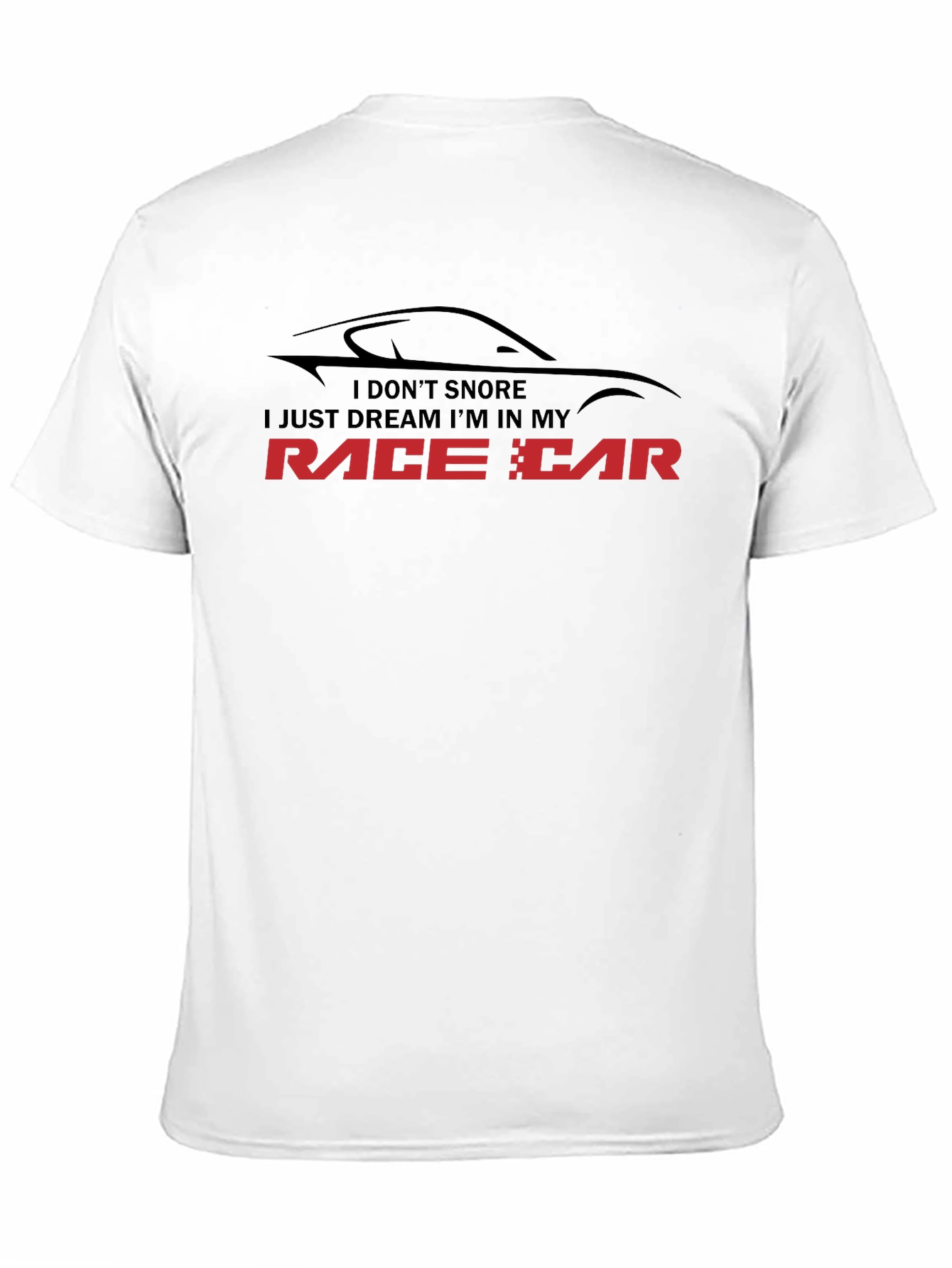 Race Car Dream T-Shirt - Black Graphic Tee