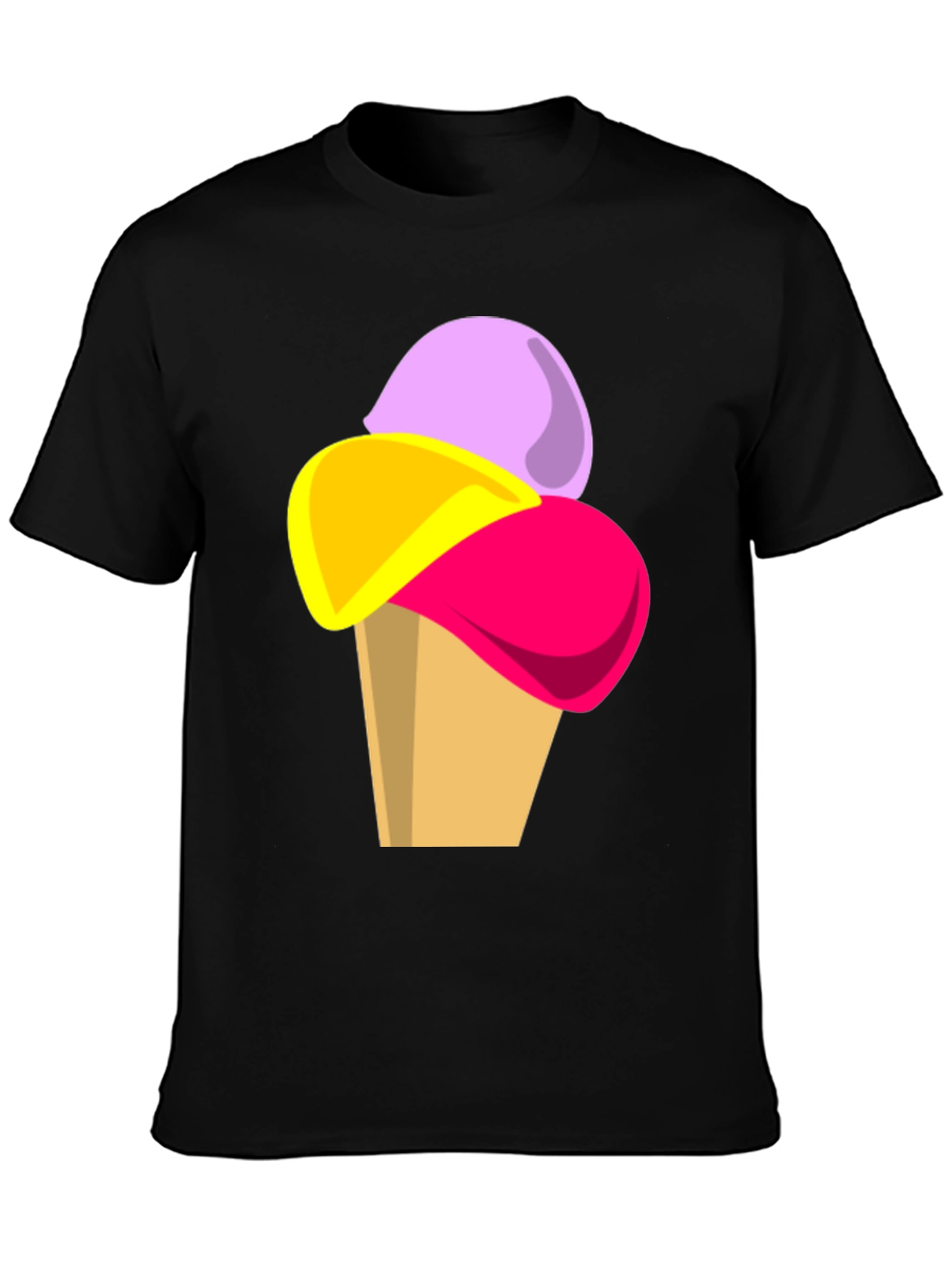 Ice Cream Graphic Tee - Fun Casual T-Shirt