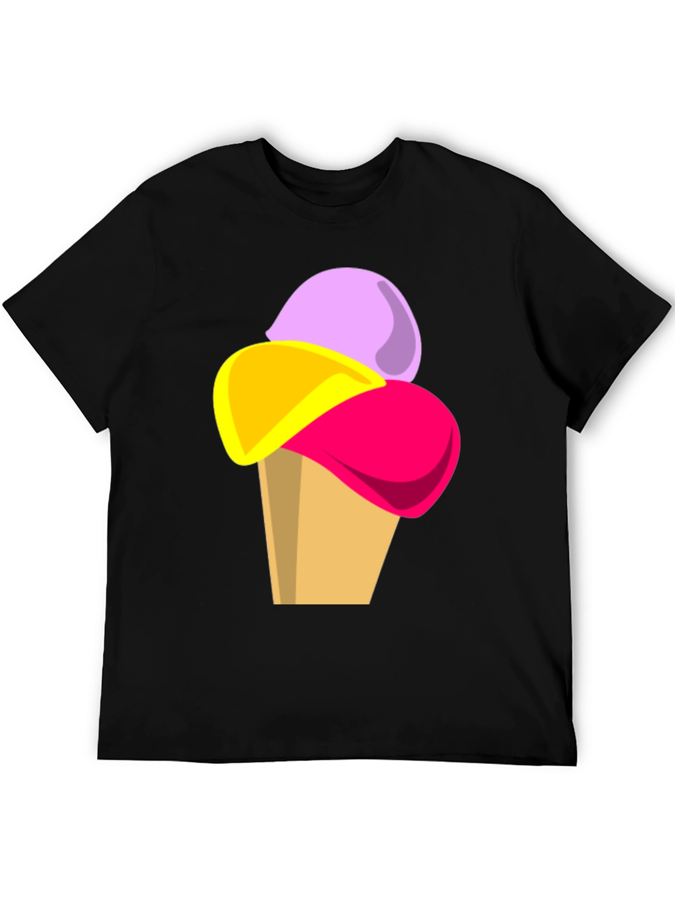 Ice Cream Graphic Tee - Fun Casual T-Shirt