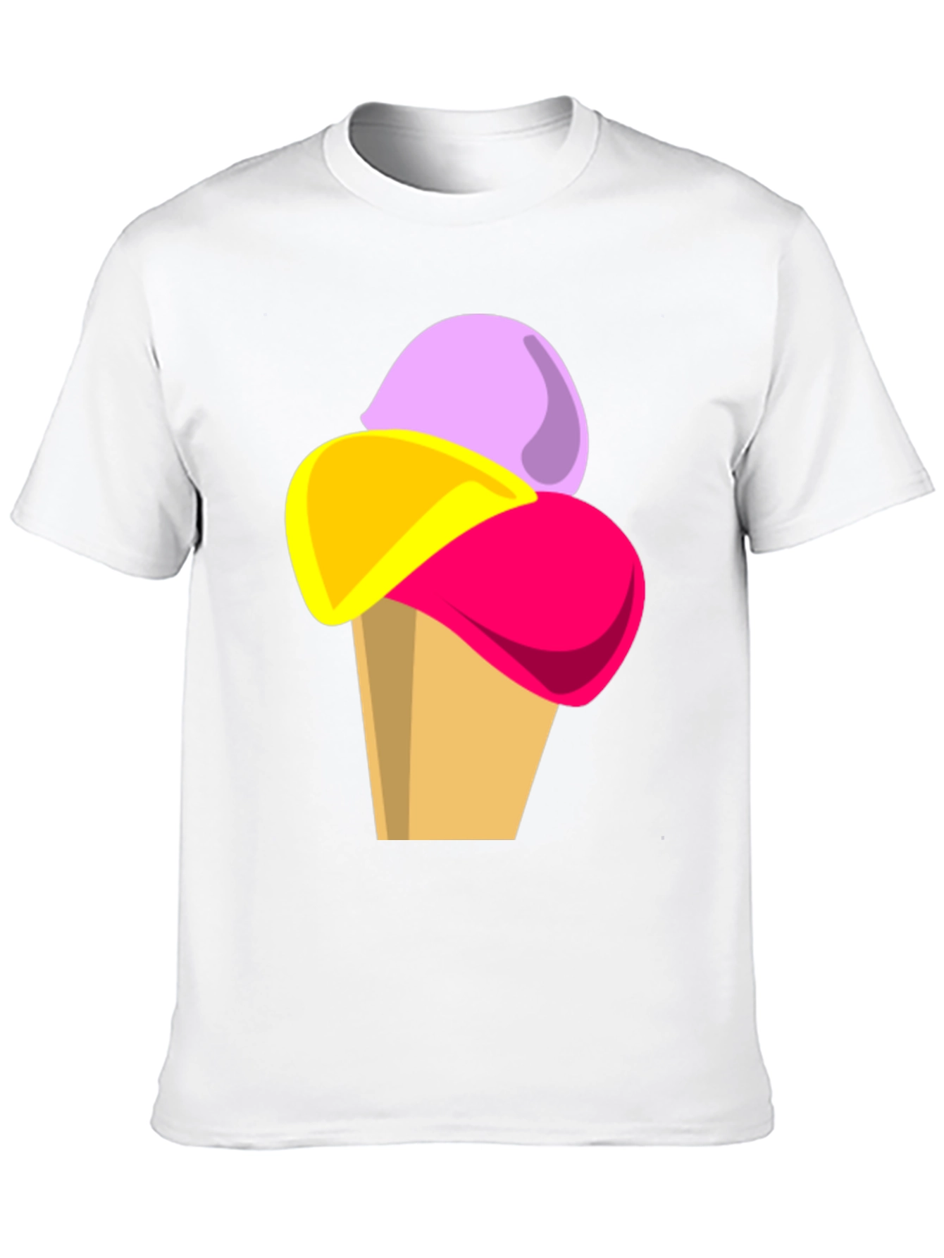 Ice Cream Graphic Tee - Fun Casual T-Shirt