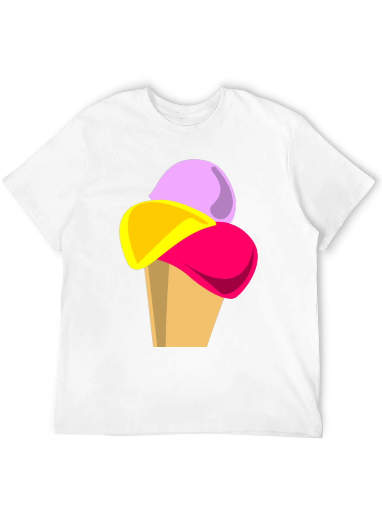 Ice Cream Graphic Tee - Fun Casual T-Shirt