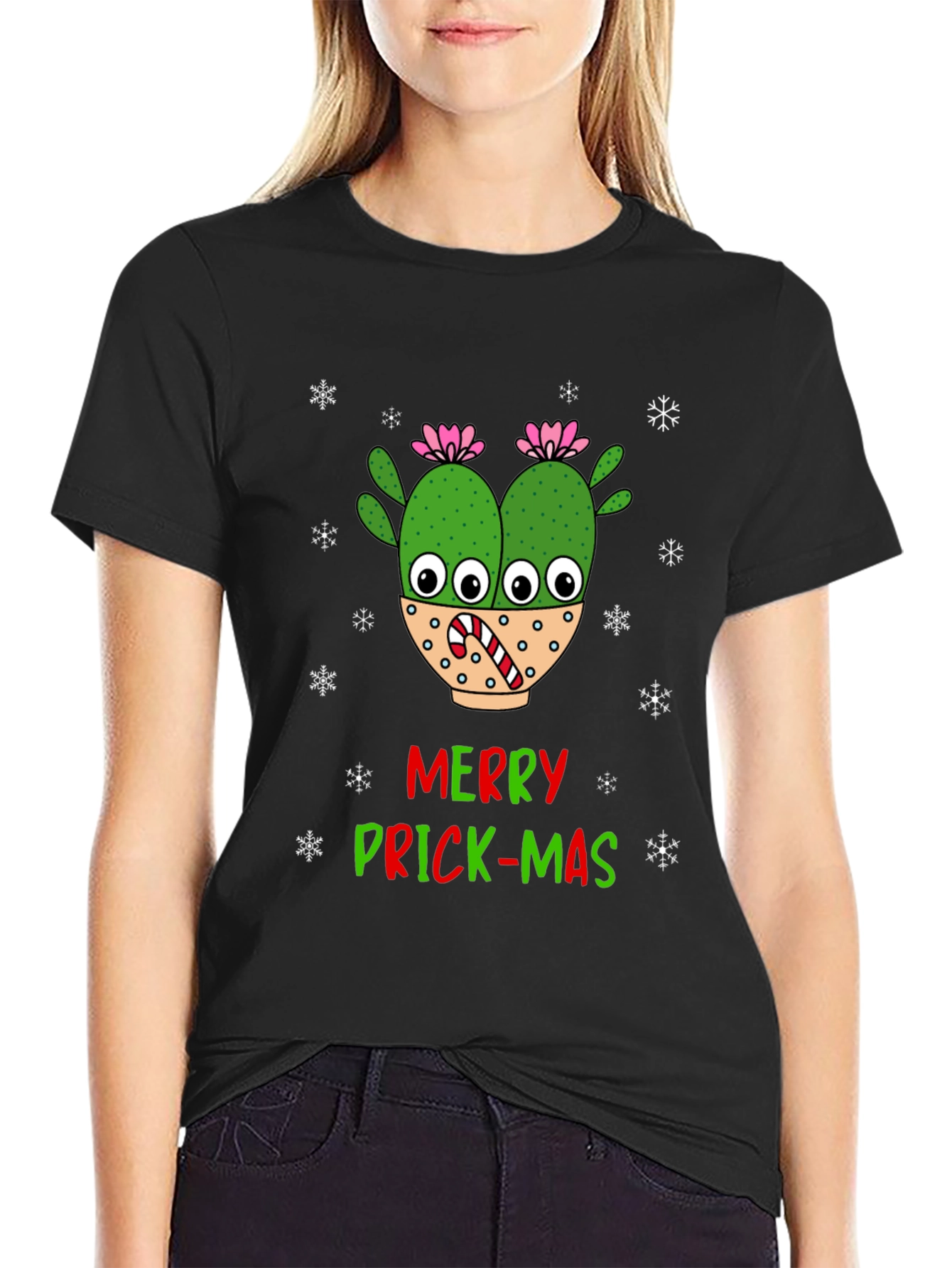 Merry Prick-Mas Cactus T-Shirt